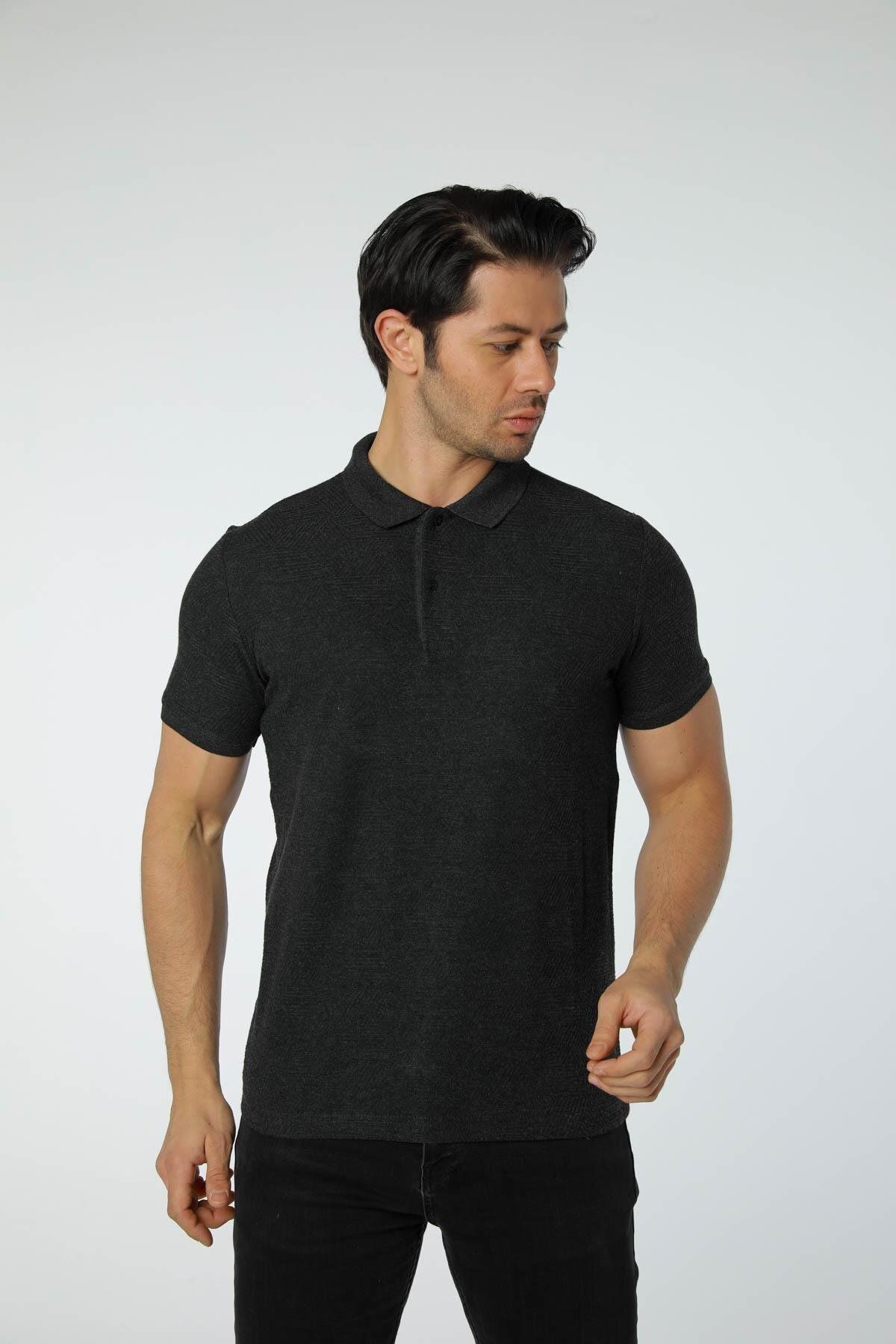 rugatchi Jakarlı Polo Yaka T-Shirt