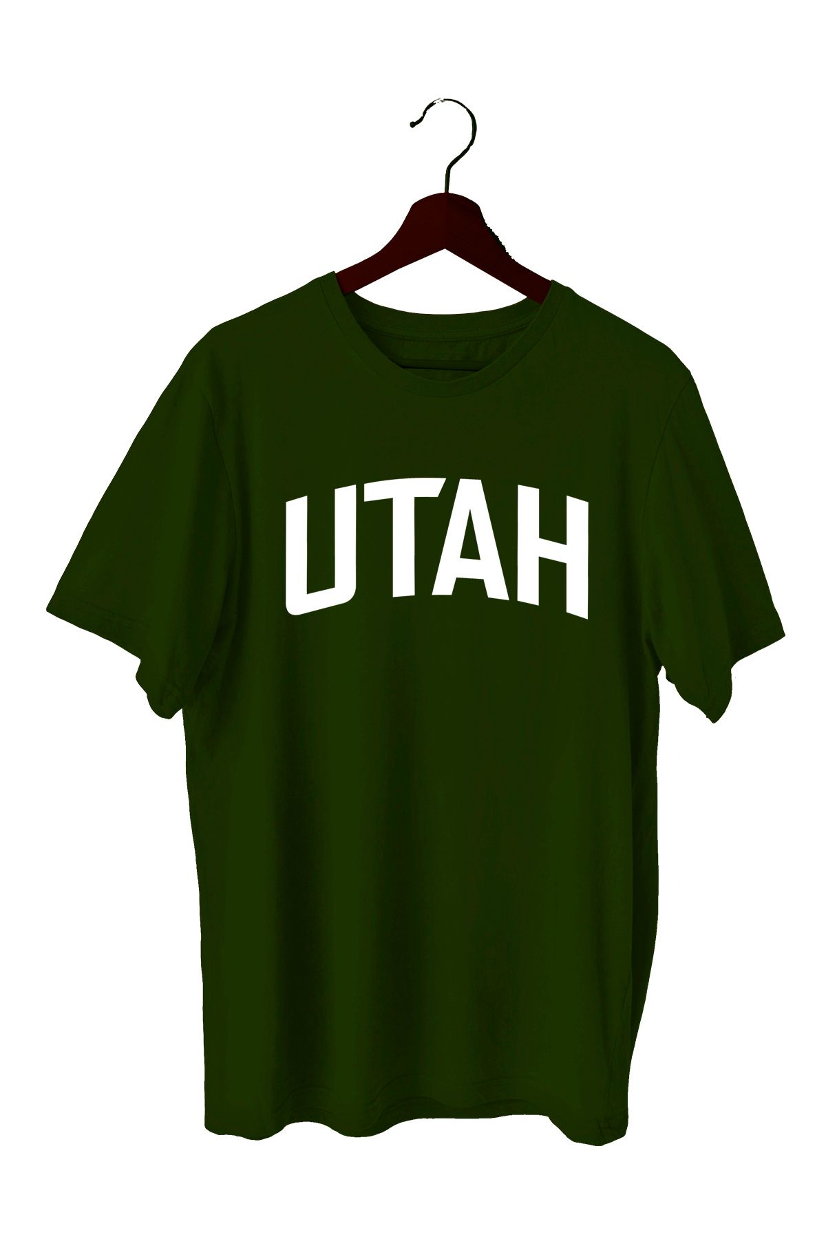 TOP GLORY Utah Baskılı Basketbol T-Shirt Sporcu Tişörtü
