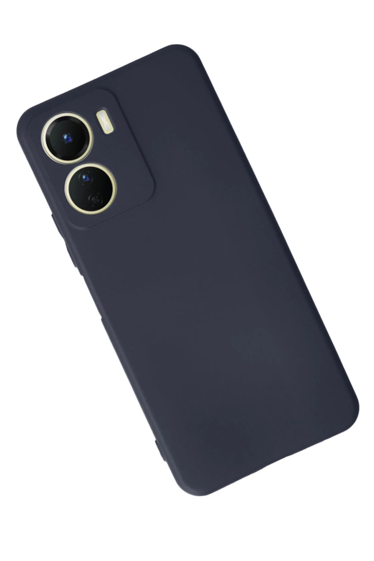 NewFace Vivo Y16 Kılıf First Silikon - Lacivert GLSTD