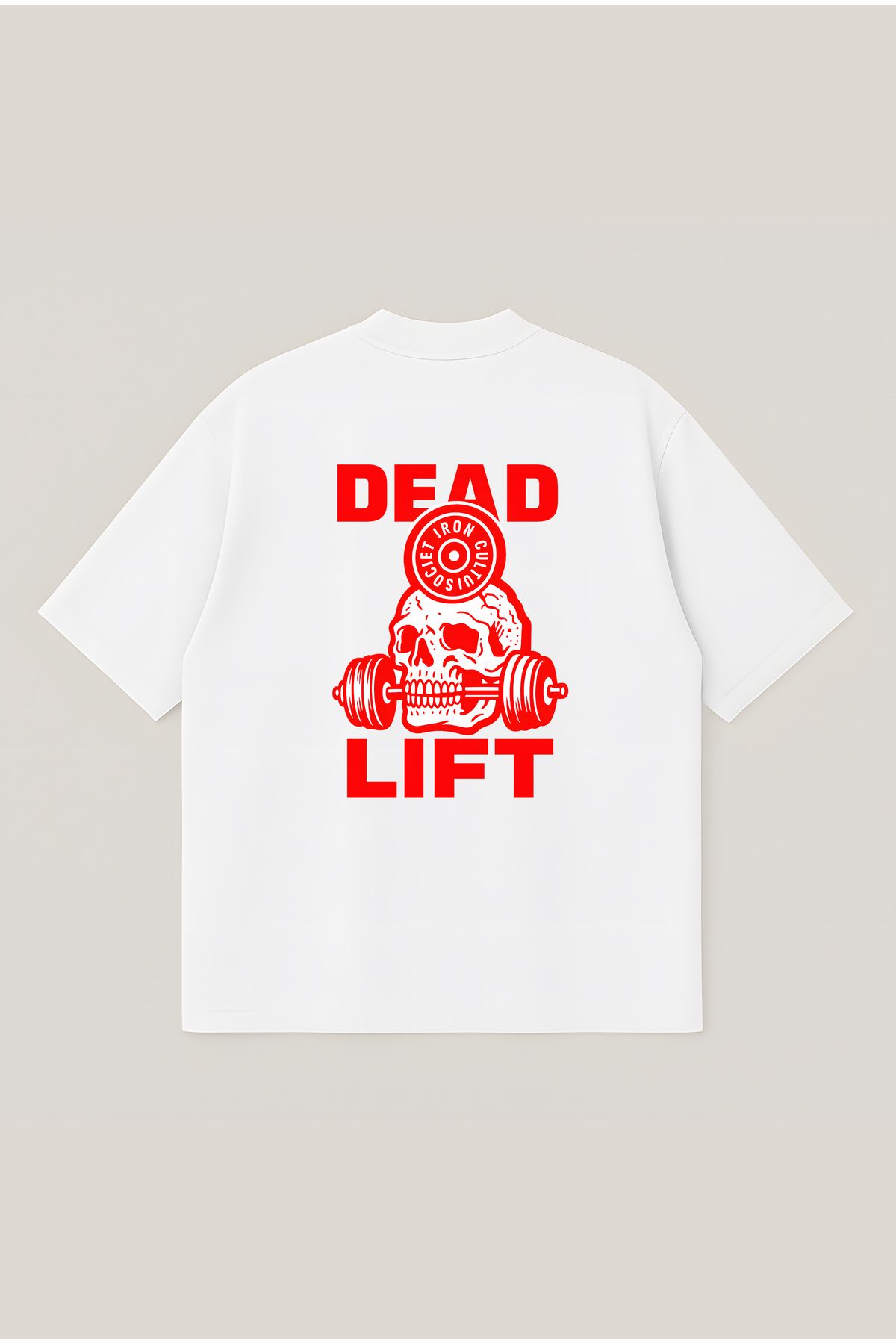 Moon Dancer Deadlift Unisex Oversize Baskılı Boxy Fit Kalın Kumaşlı T-shirt