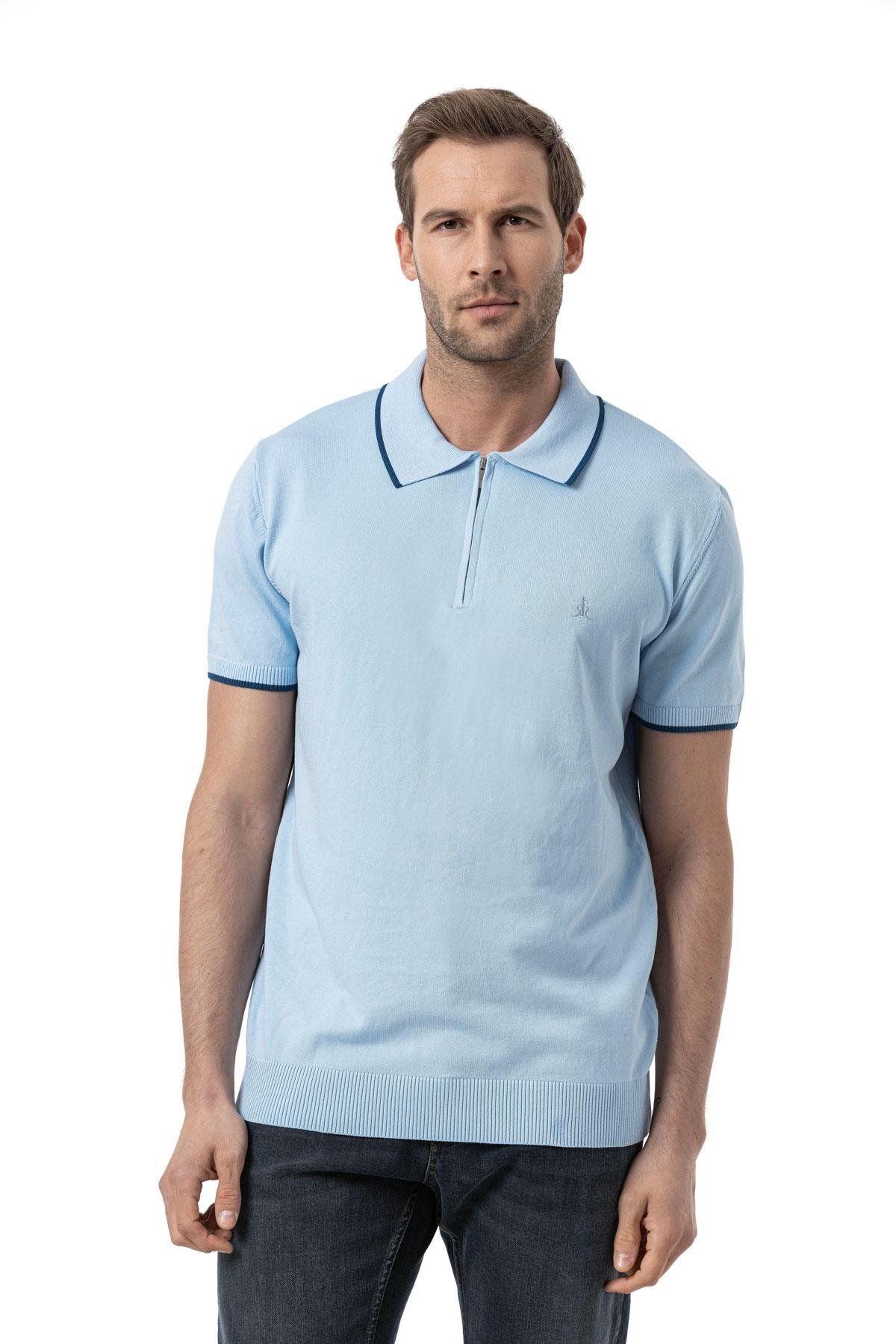 rugatchi Fermuarlı Triko Polo T-Shirt