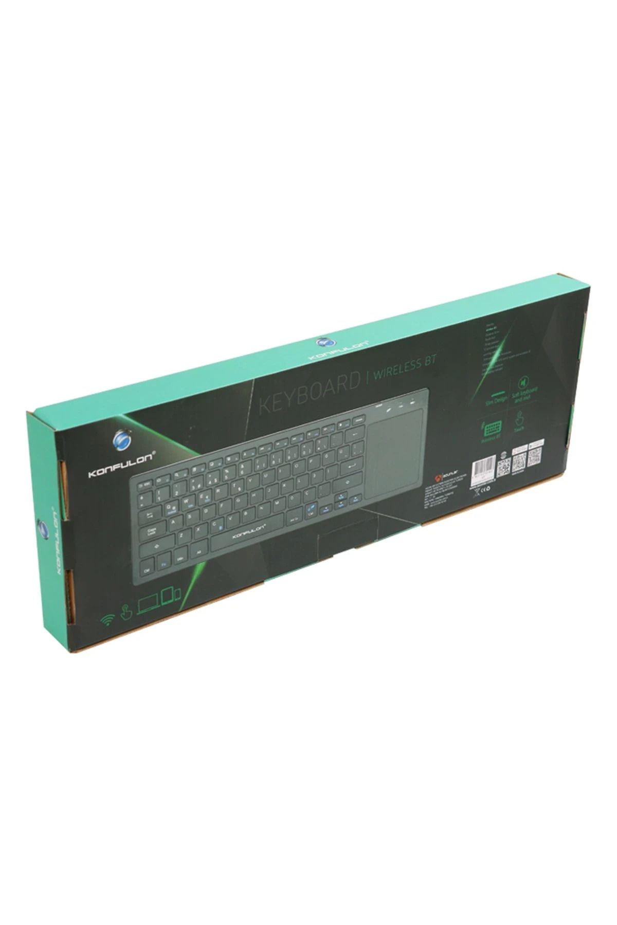 Konfulon V4 Bluetooth 5.0 Uyumlu Standlı Türkçe Q Klavye SVLRS
