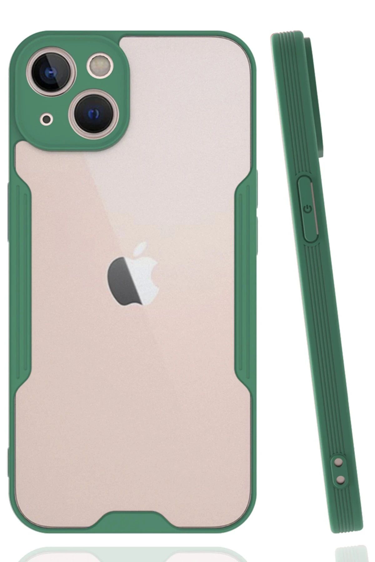 NewFace iPhone 14 Kılıf Platin Silikon - Yeşil WLZOR