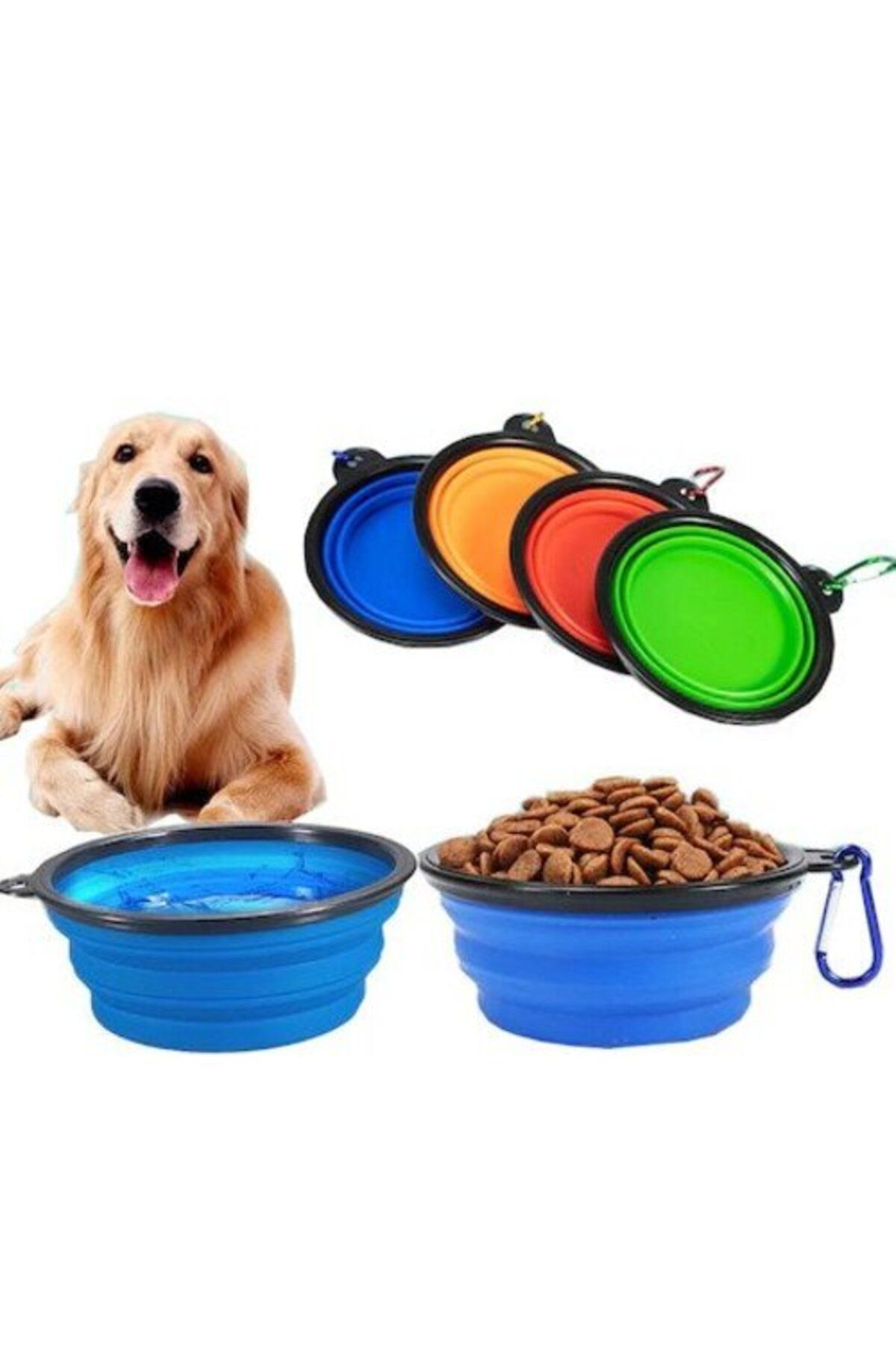 Otocub Katlanabilir Kedi Köpek Mama-Su Kabı