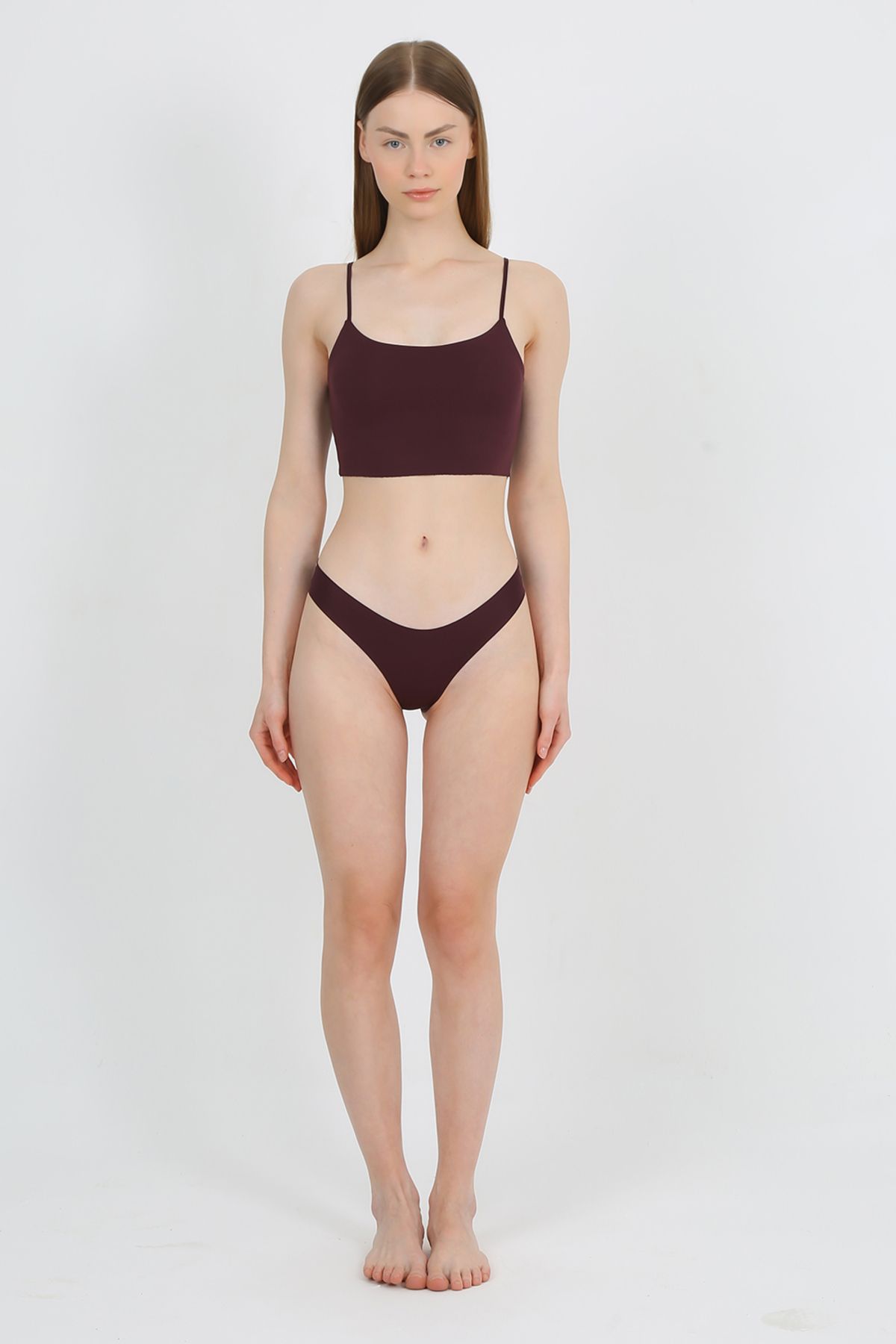 SENFONİ HOMEWEAR Basic Lazer Kesim Bikini Külot 3'lü Paket