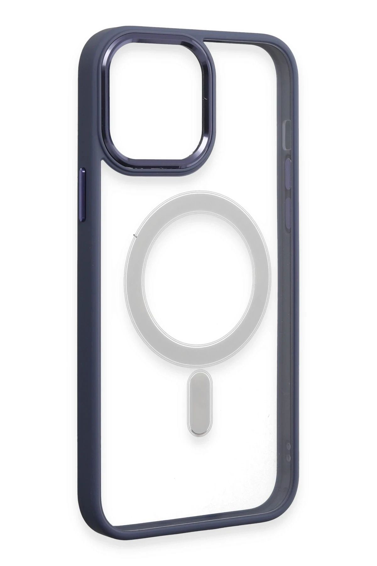 NewFace iPhone 15 Pro Max Kılıf Room Magneticsafe Silikon - Sierra Blue GLSTD