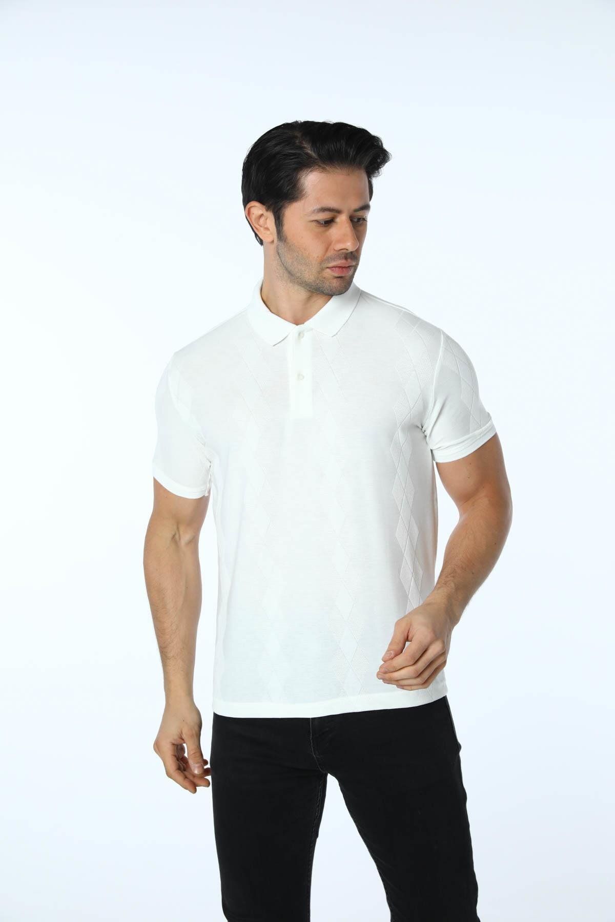 rugatchi Jakarlı Polo Yaka T-Shirt