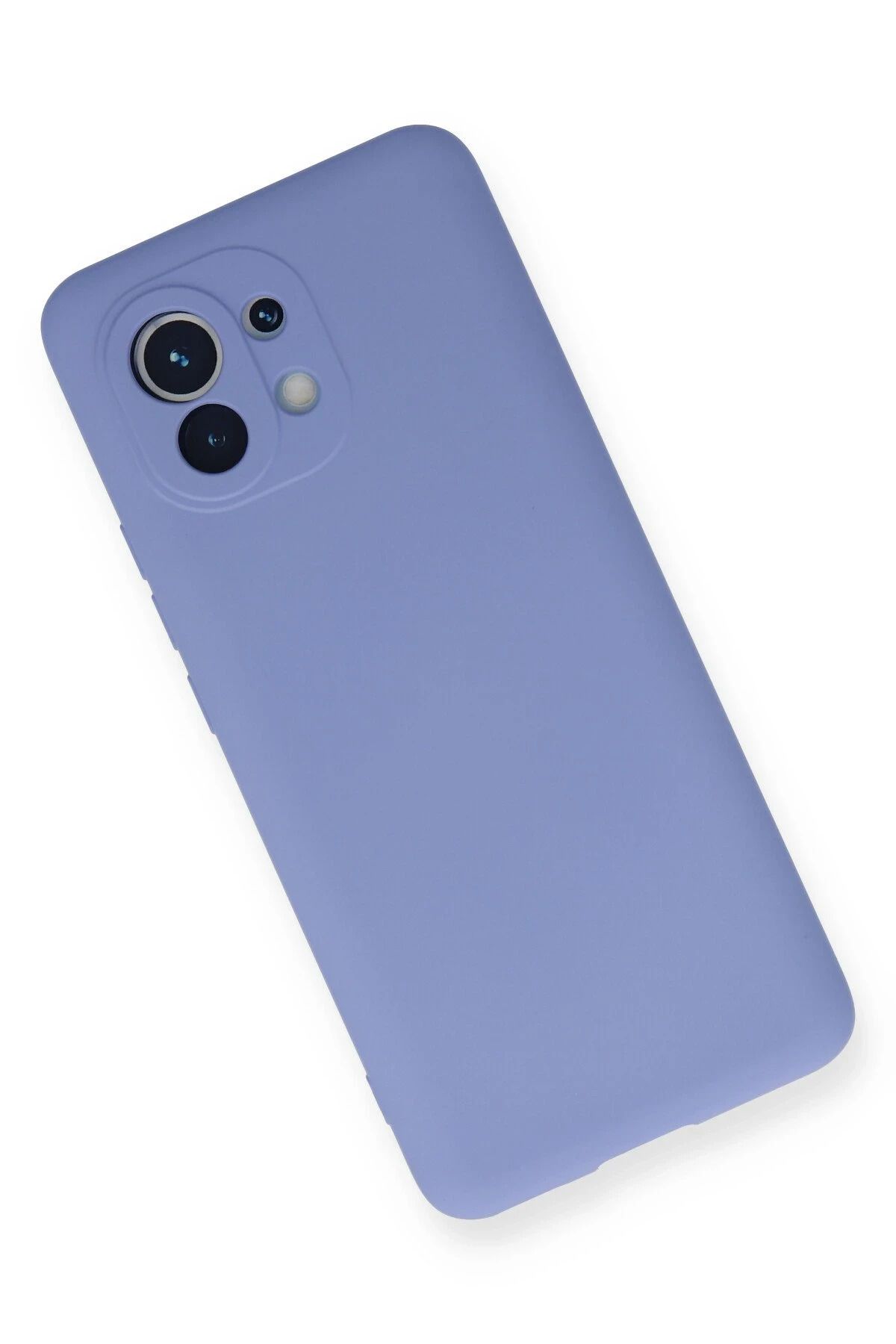NewFace Xiaomi Mi 11 Uyumlu Kılıf Nano içi Kadife Silikon - Lila GLSTD