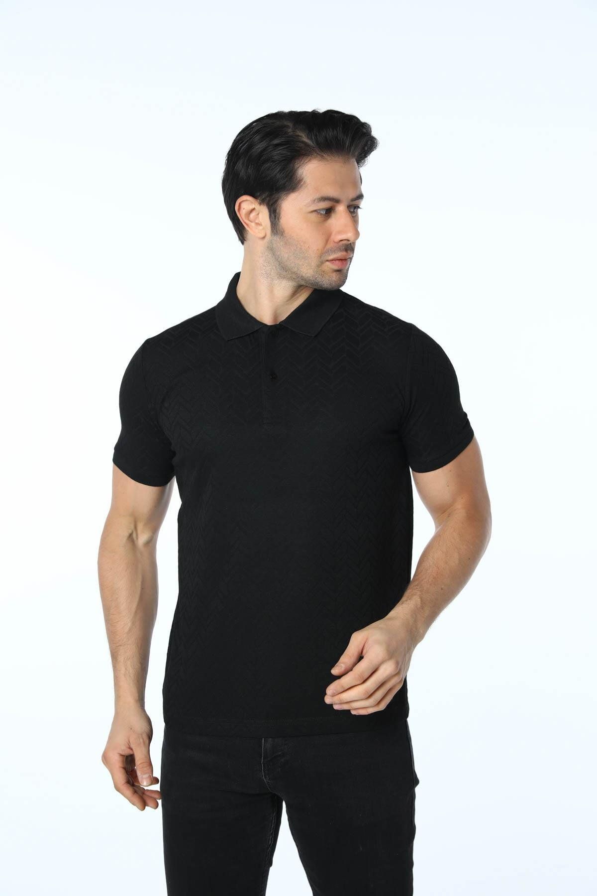 rugatchi Jakarlı Polo Yaka T-Shirt