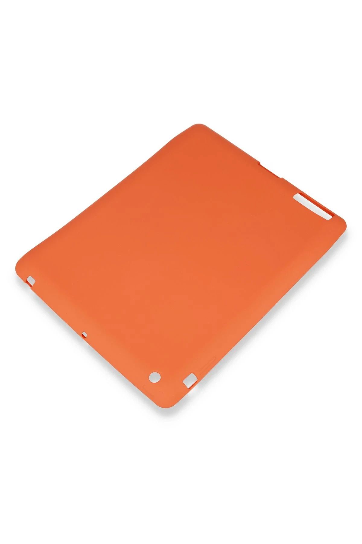 NewFace iPad 4 9.7 Kılıf Evo Tablet Silikon - Turuncu GLSTD