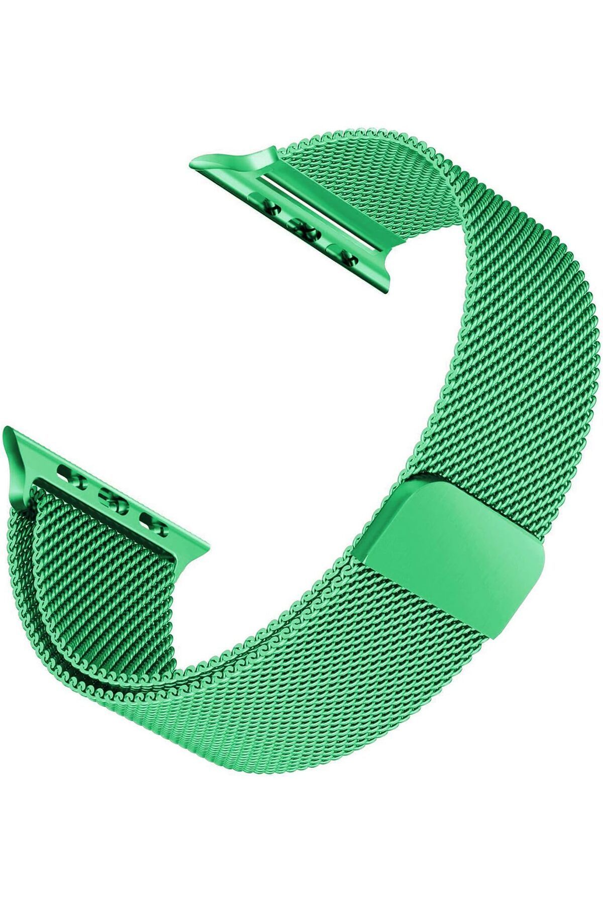 DERİK dsr Watch 5 40mm Milanese Loop için Kordon Yeşil [Watch Series 5 40mm ile Uyumlu Kordon - Kayış