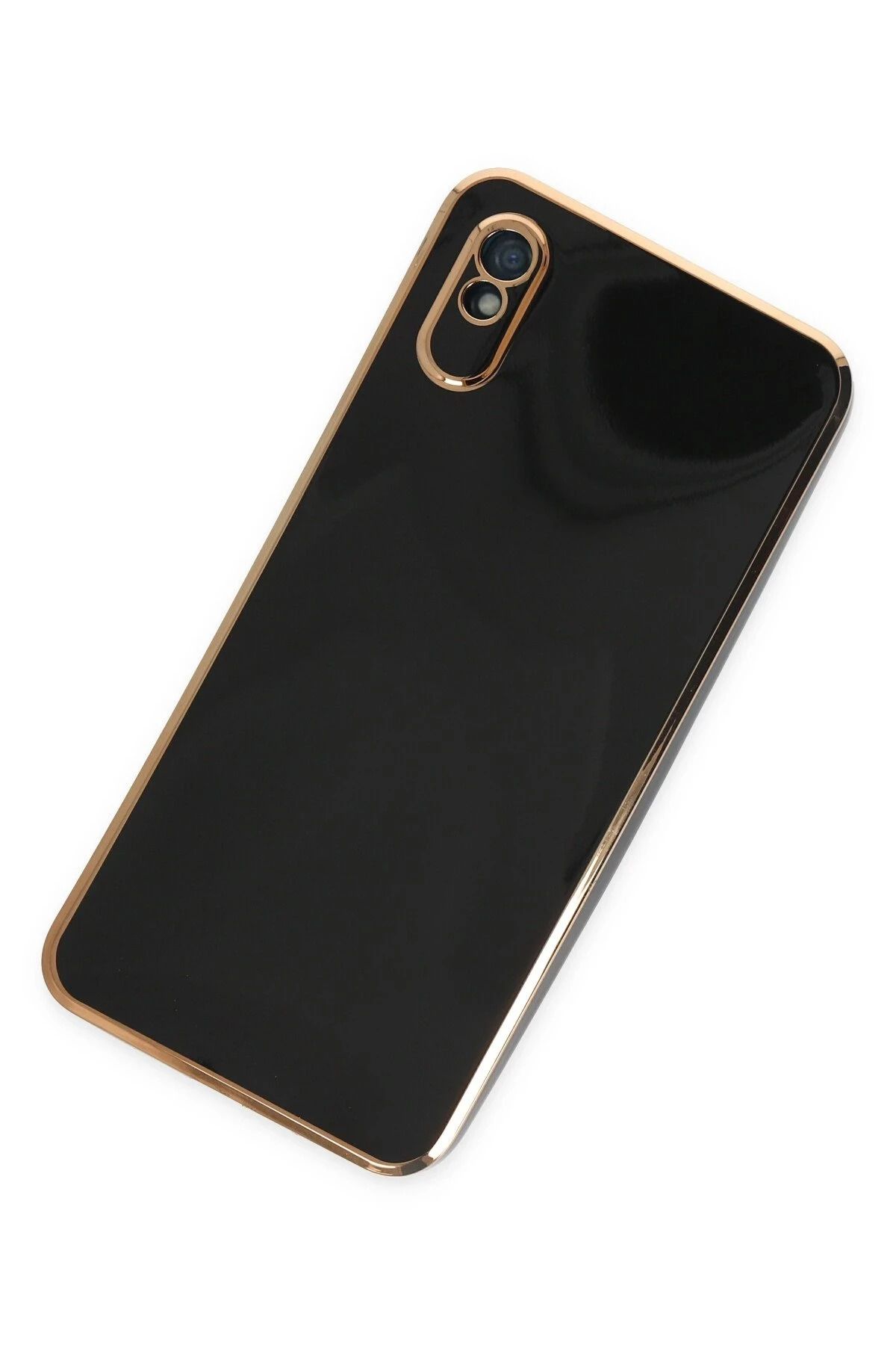 NewFace Xiaomi Redmi 9A Kılıf Volet Silikon - Siyah SVLRS
