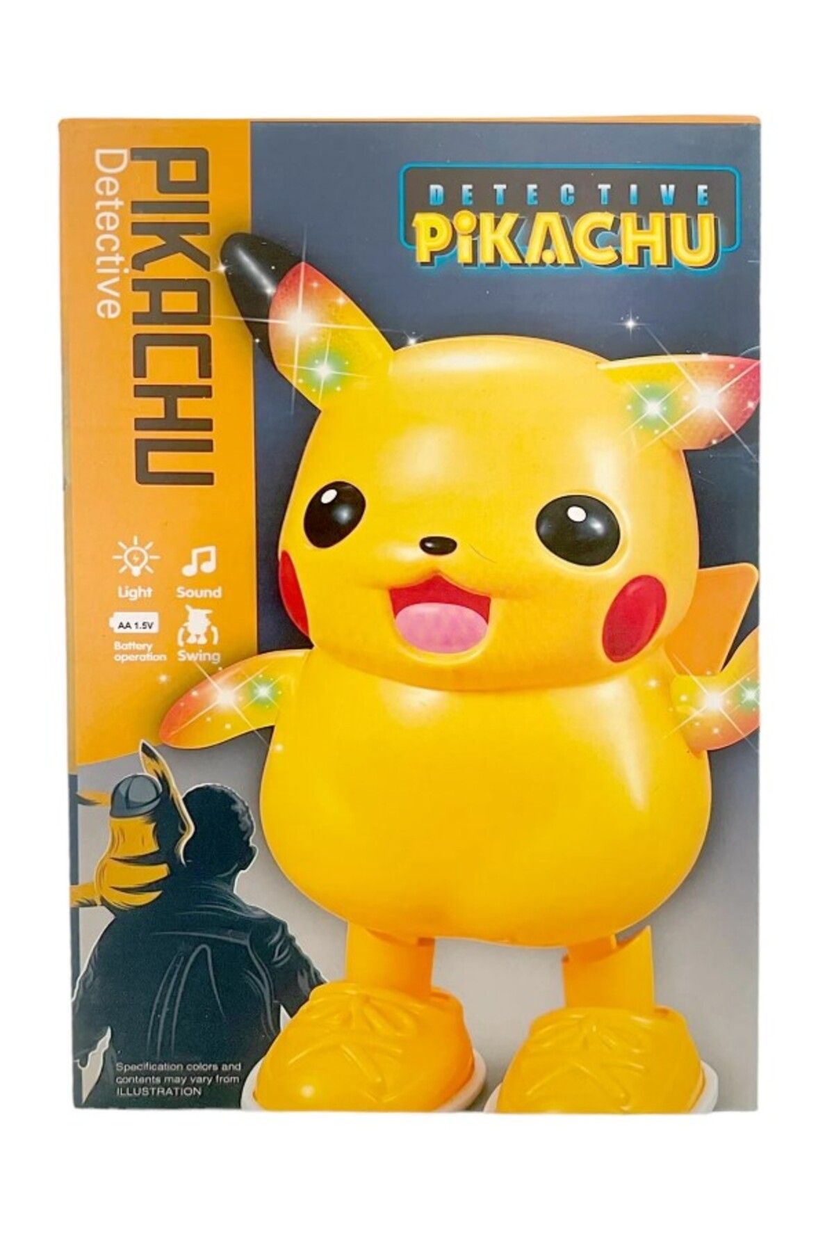 Retoys Pikachu Pokemon Dans Eden Pikaçu Müzikli Led Işıklı Hareketli Oyuncak