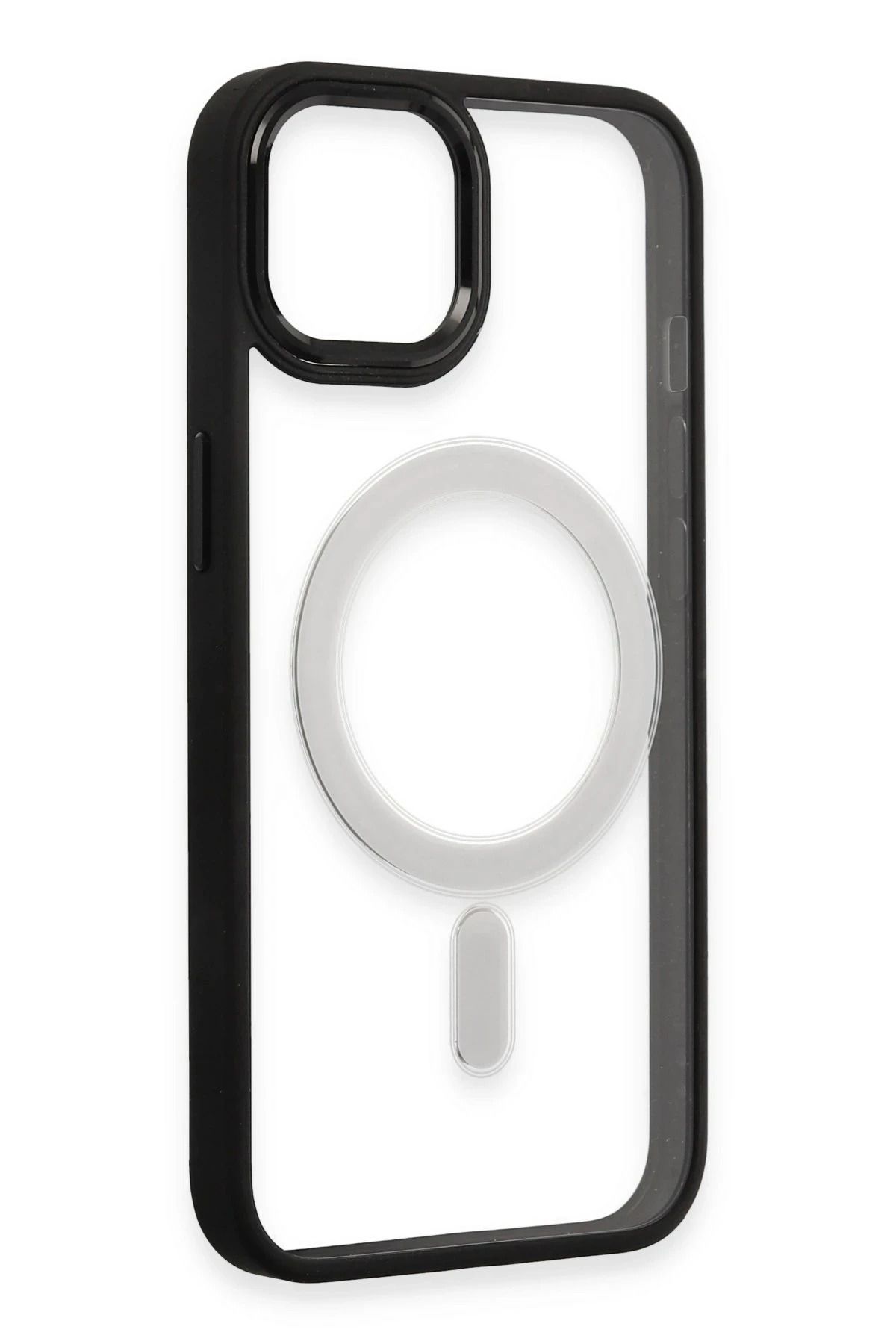 NewFace iPhone 15 Pro Kılıf Room Magneticsafe Silikon - Siyah GLSTD