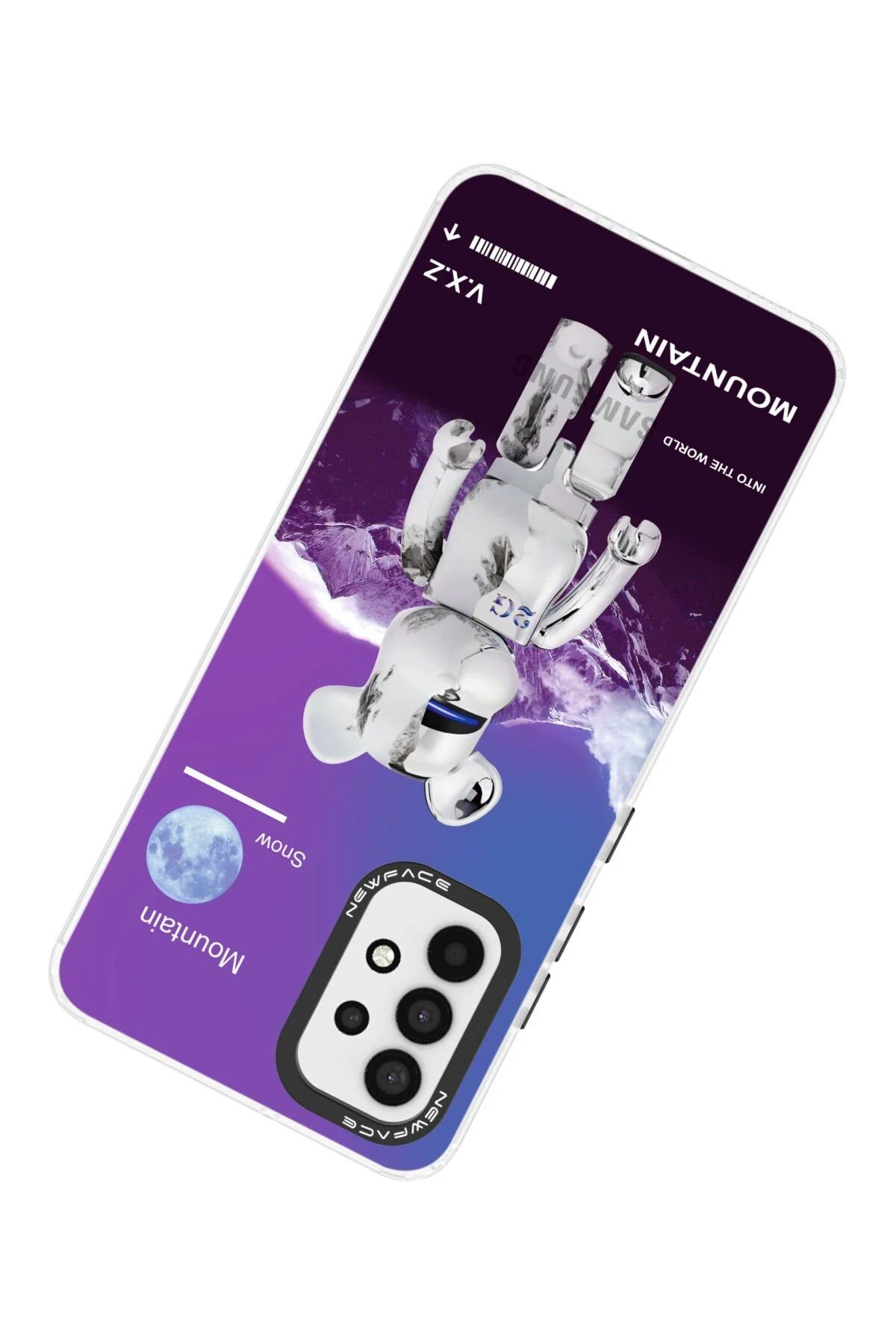 NewFace Galaxy A33 5G uyumlu  Kılıf Estoril Desenli Kapak - Estoril - 8 GLSTD