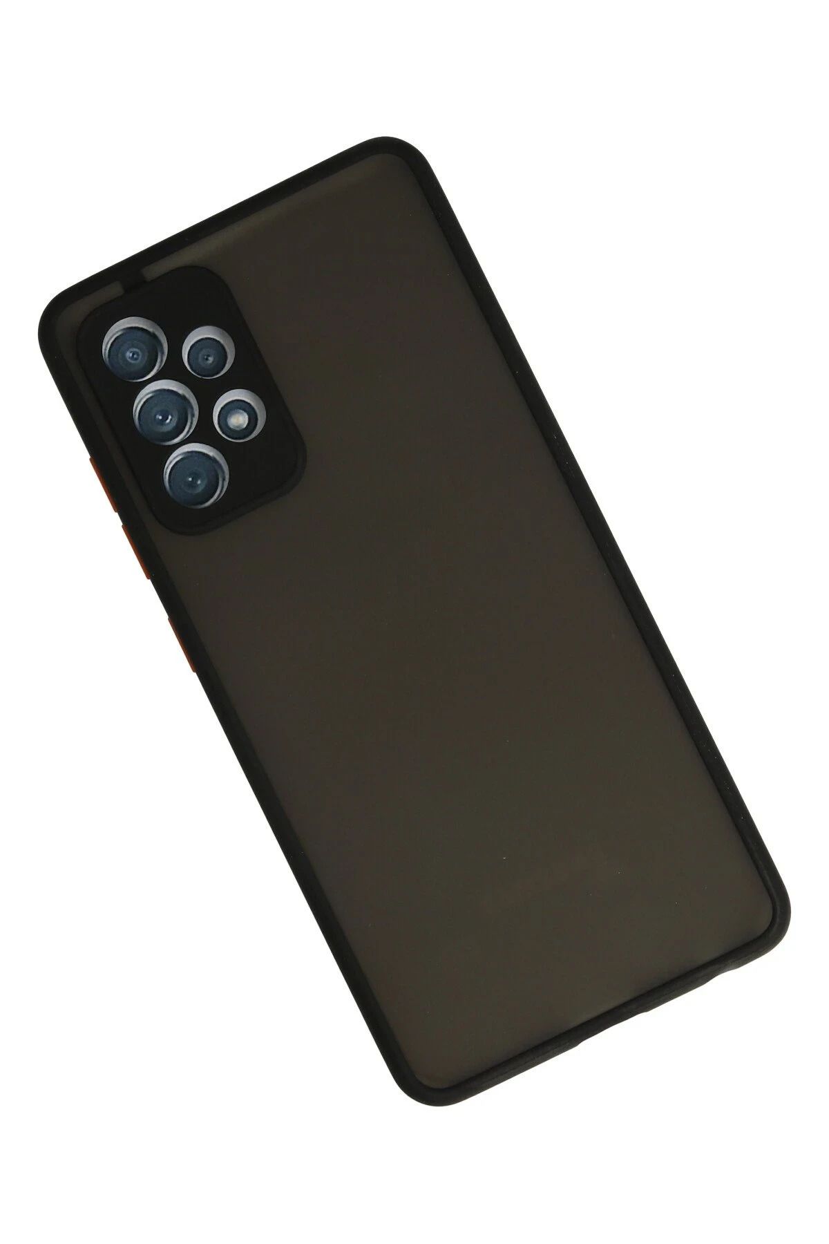 NewFace Samsung Galaxy A72 Kılıf Montreal Silikon Kapak - Siyah SVLRS