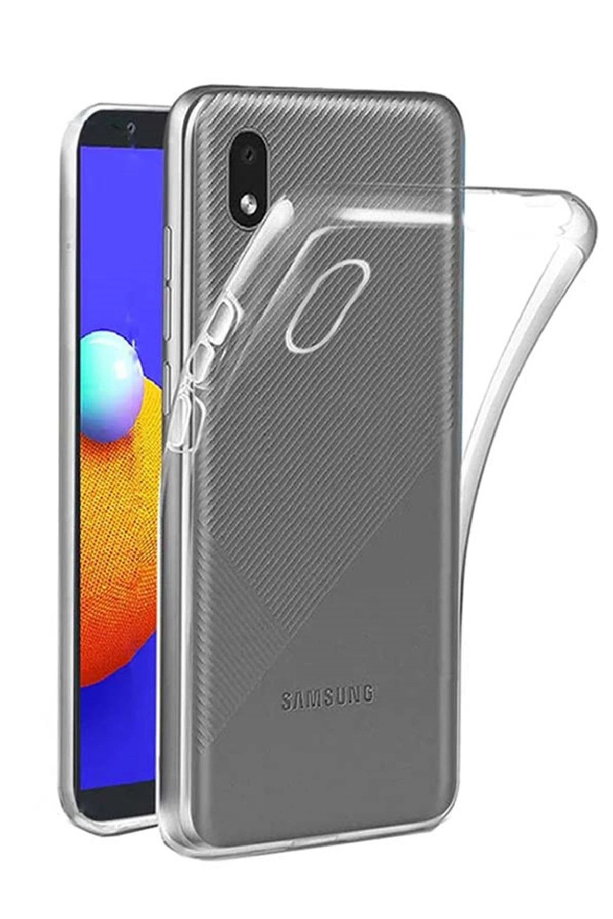 NewFace Samsung Galaxy A01 Core Kılıf Lüx Şeffaf Silikon WLZOR