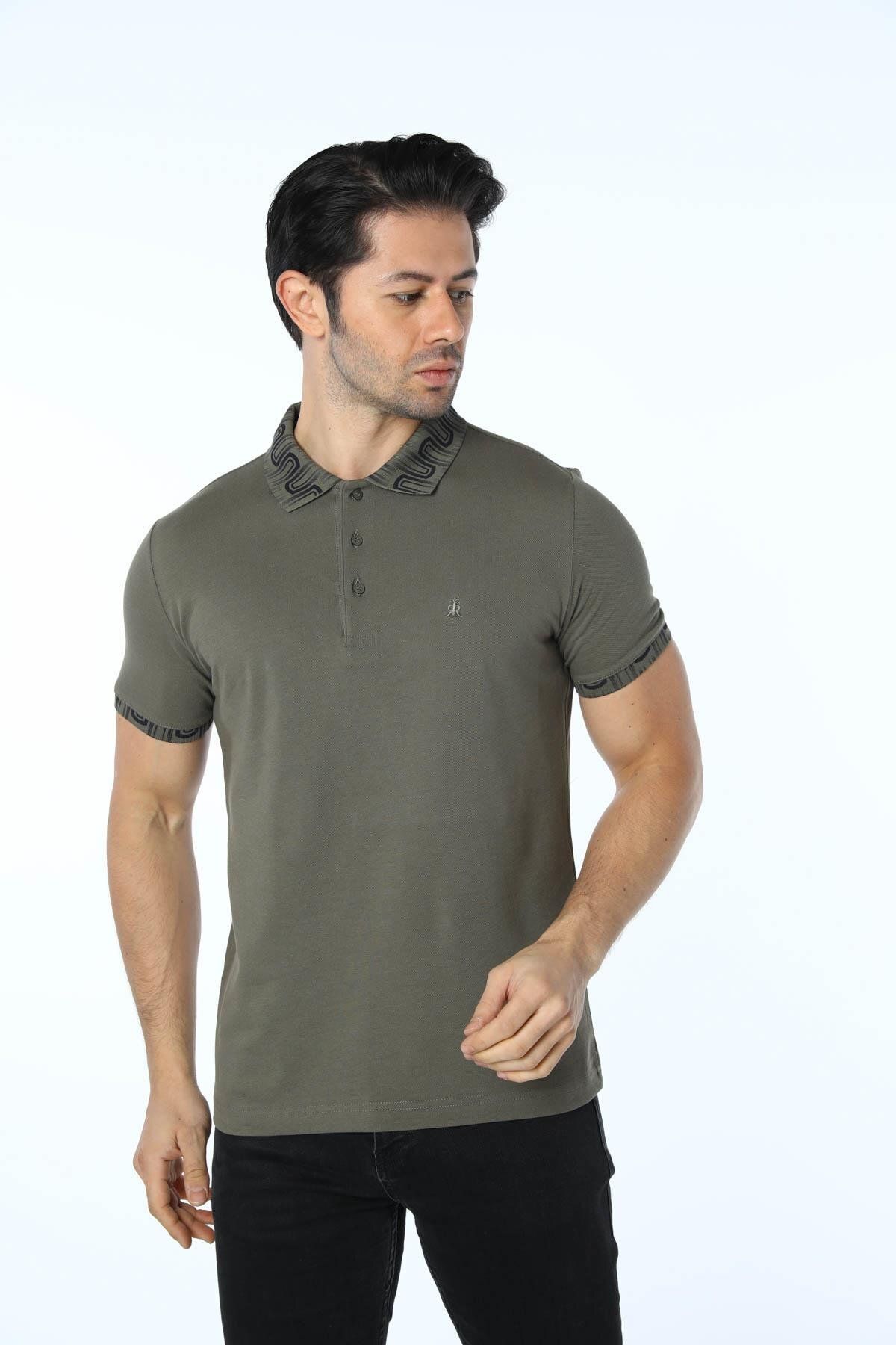 rugatchi %100 Pamuk Polo Yaka T-Shirt