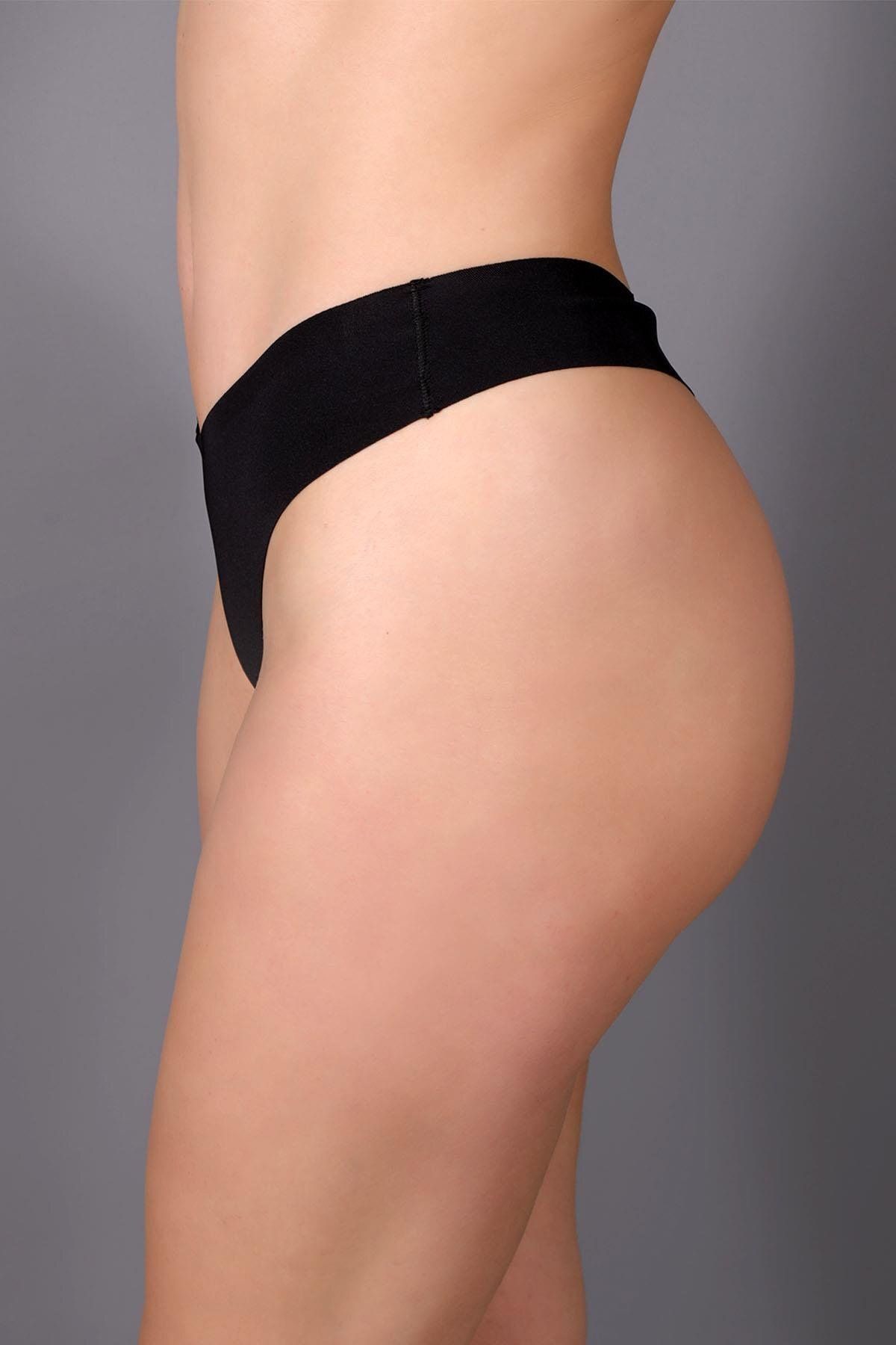 C&City-Black Laser Cut Seamless String - C19207 3