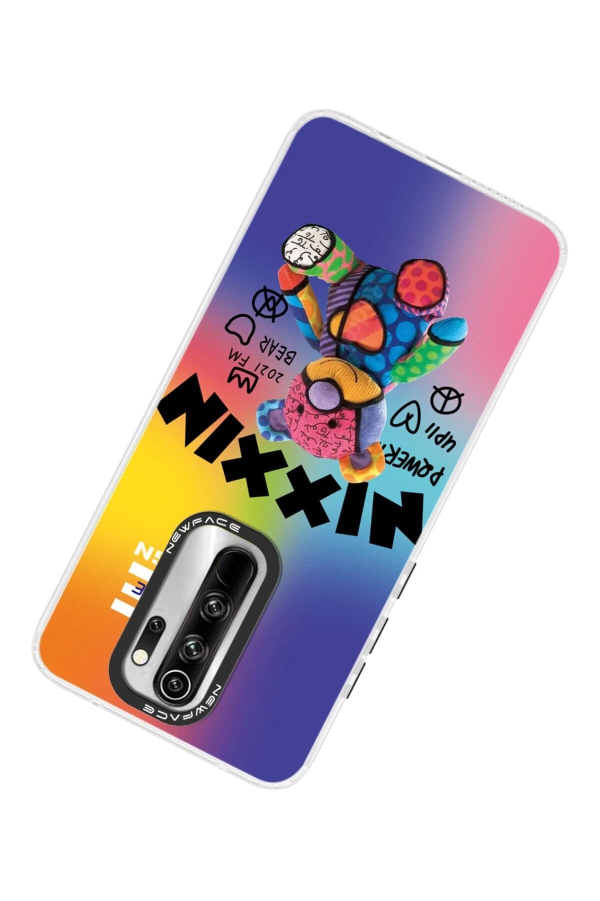 NewFace Xiaomi Redmi Note 8 Pro uyumlu Kılıf Estoril Desenli Kapak - Estoril - 11 GLSTD