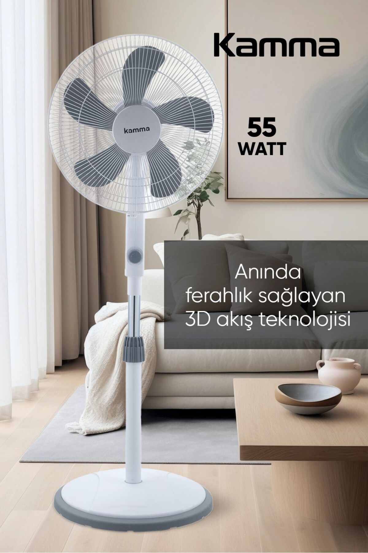 KAMMA AYAKLI VANTİLATÖR