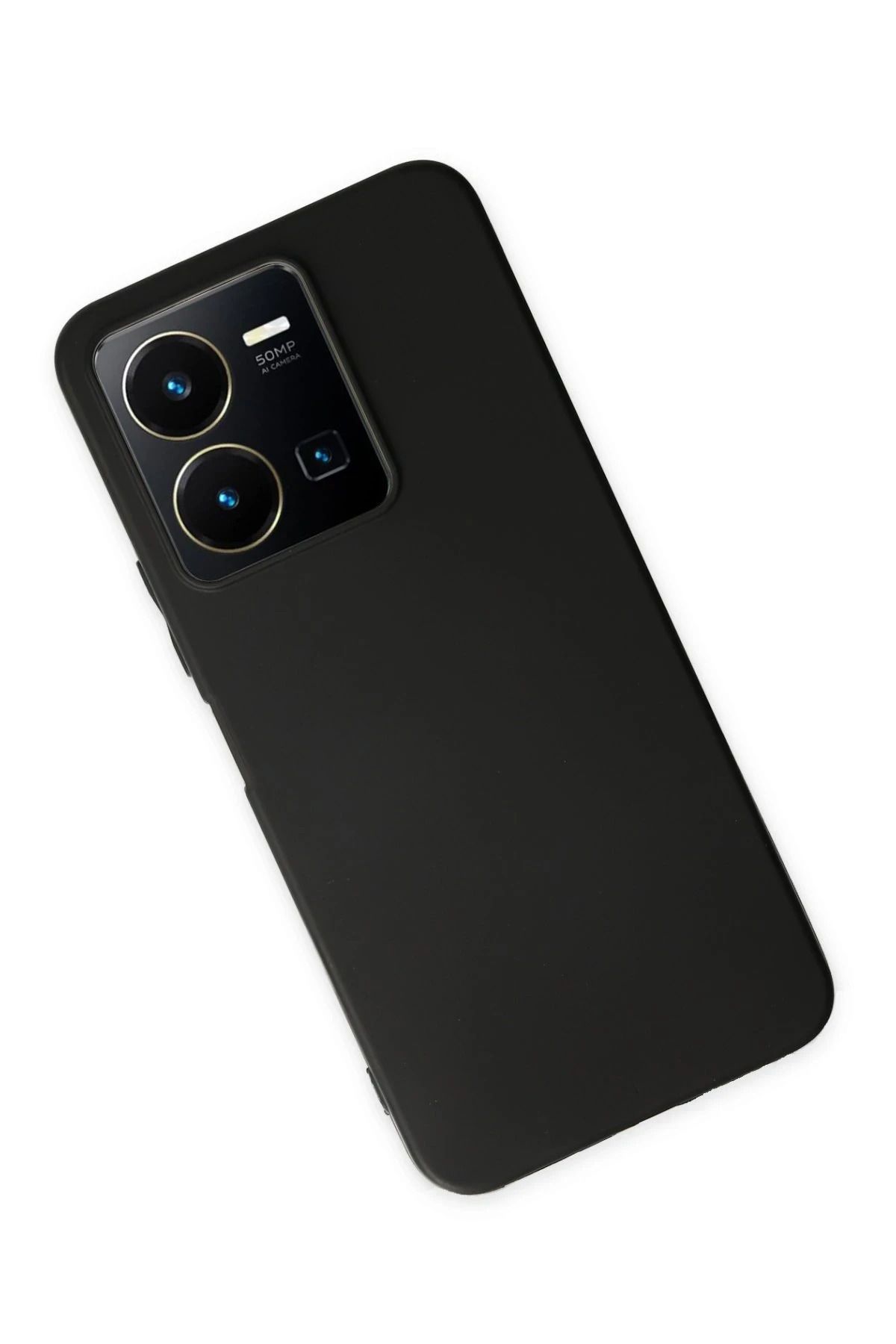 NewFace Vivo Y35 Kılıf First Silikon - Siyah GLSTD