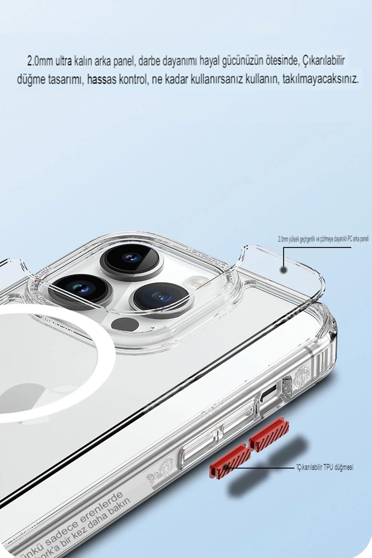 Joko iPhone 15 Pro Max Ramos Magsafe Kapak - Siyah WLZOR