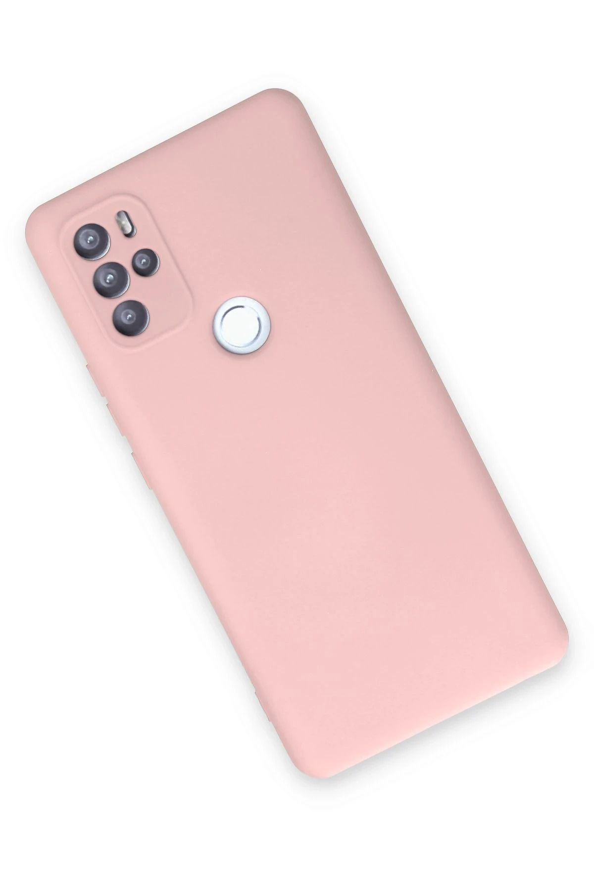 NewFace General Mobile GM 21 Pro uyumlu Kılıf Nano içi Kadife Silikon - Pudra GLSTD