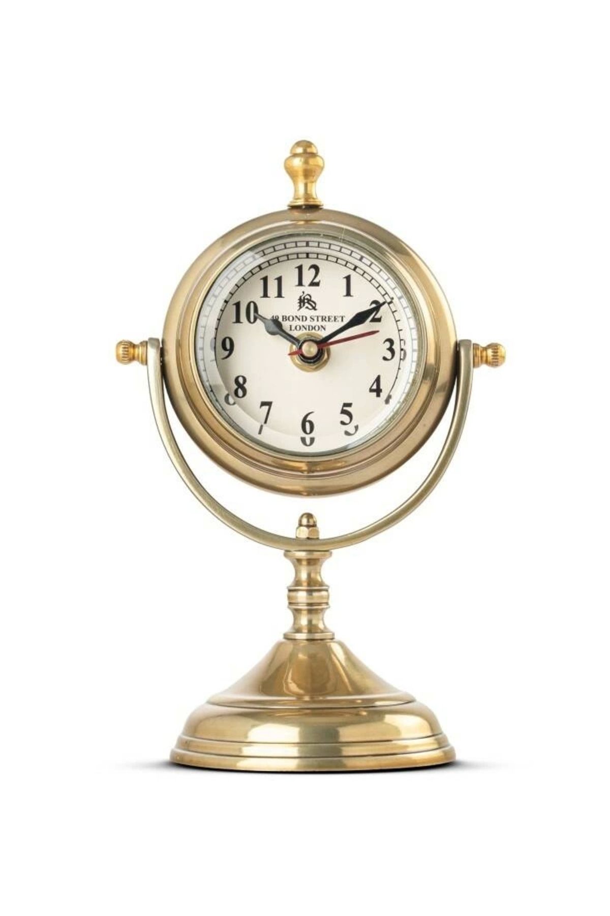 selin dekor sde-50 Antik Gold Masa Saati 22*12 Cm