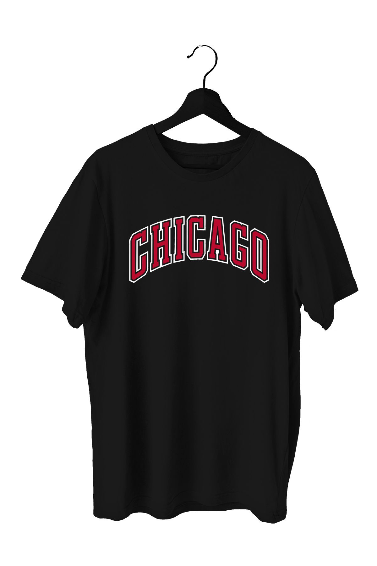 TOP GLORY Chicago Baskılı Basketbol T-Shirt Sporcu Tişörtü