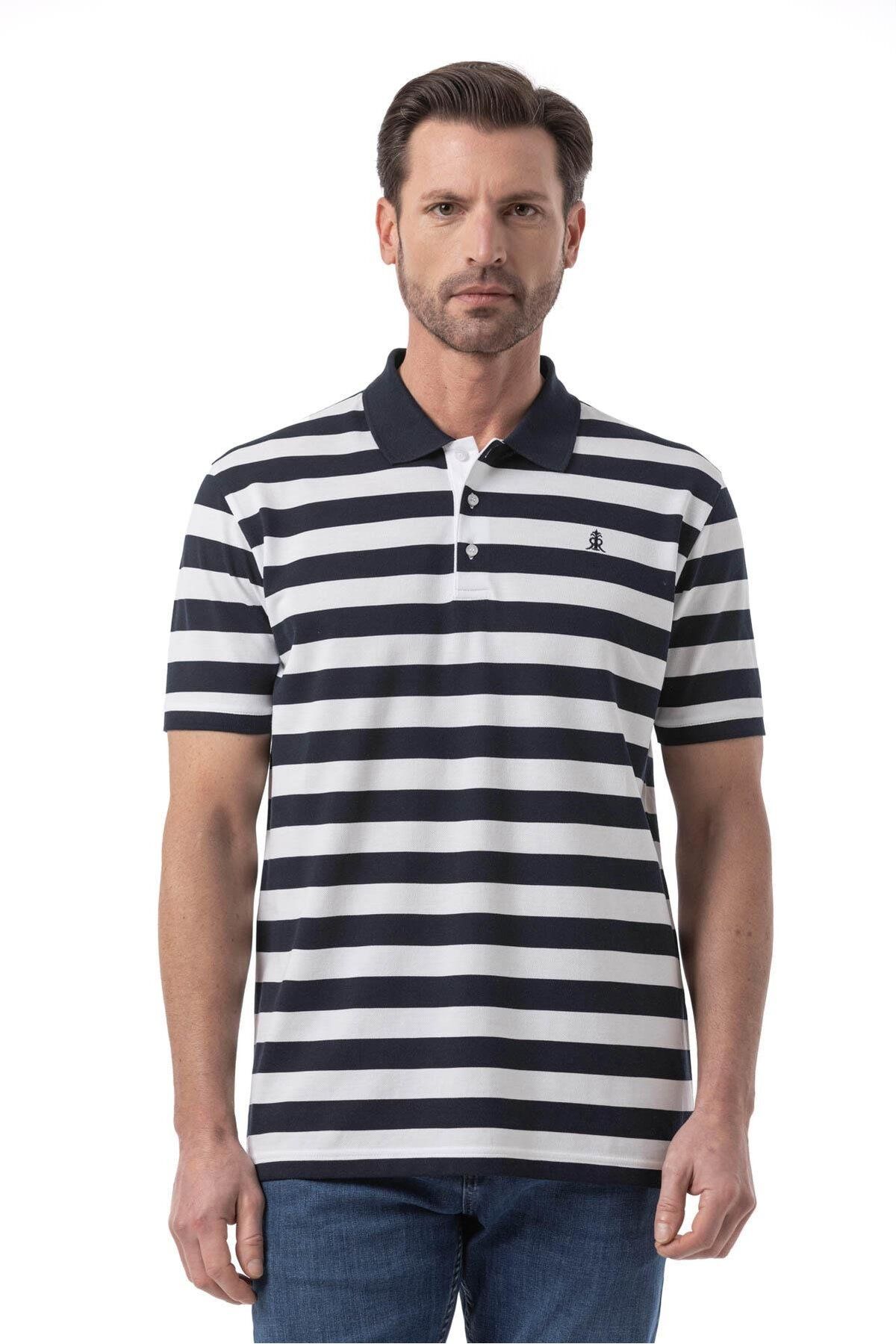 rugatchi Yatay Çizgili Polo T-Shirt