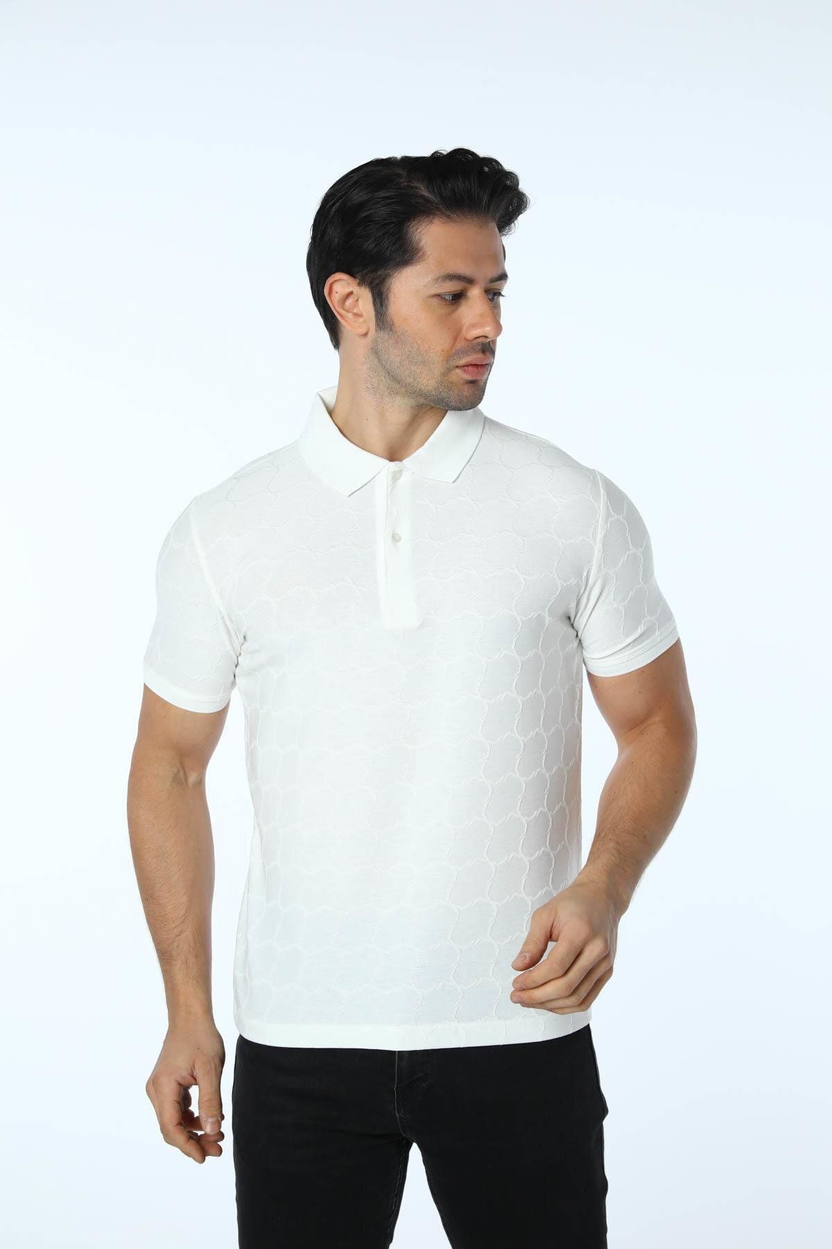 rugatchi Jakarlı Polo Yaka T-Shirt