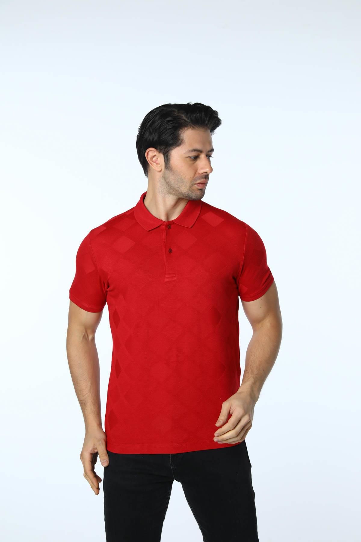 rugatchi Jakarlı Polo Yaka T-Shirt