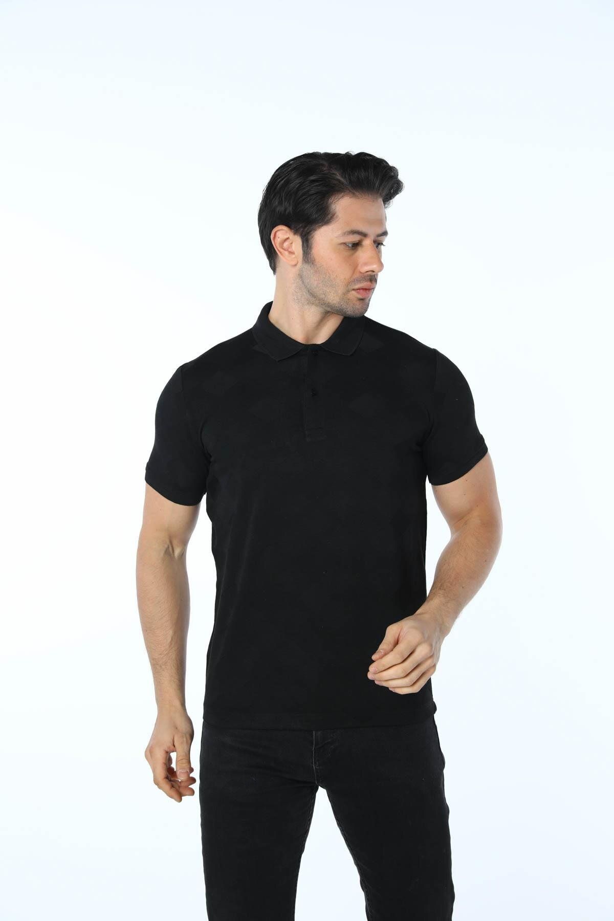 rugatchi Jakarlı Polo Yaka T-Shirt