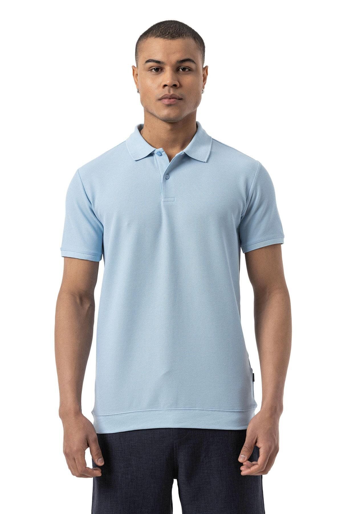 rugatchi Waffle Polo T-Shirt