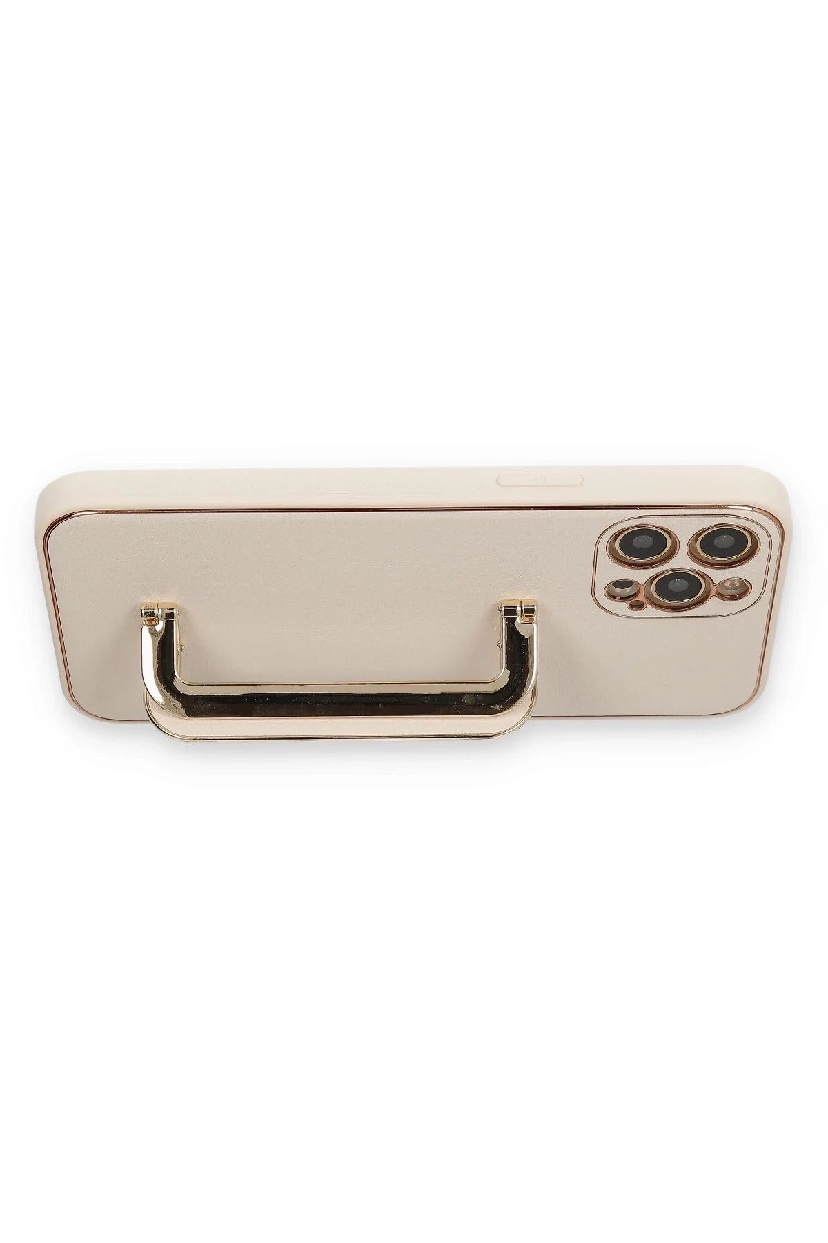 NewFace iPhone 12 Pro Kılıf Coco Elit Kapak - Gold GLSTD