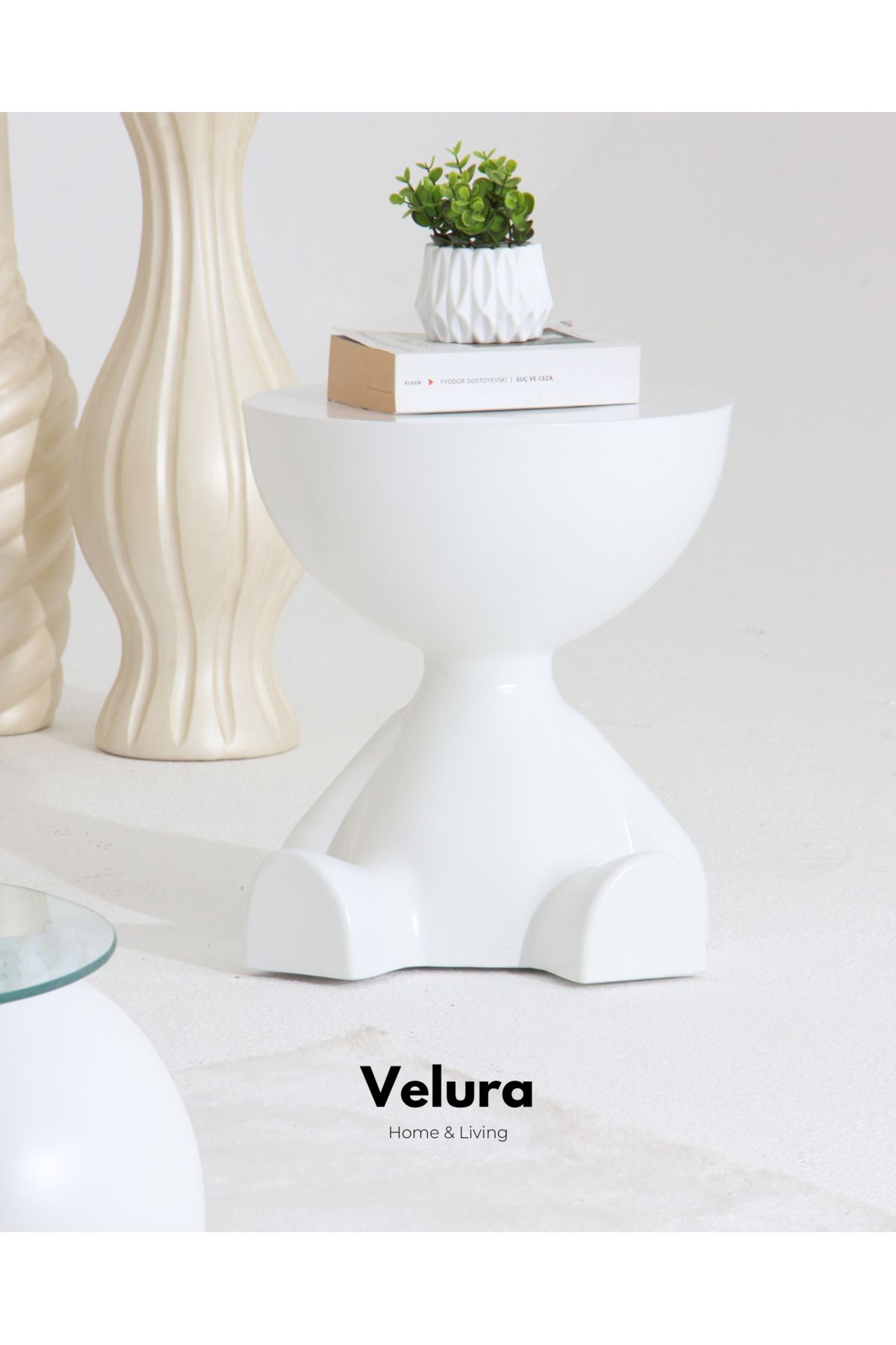 Velura Home & Living Tedy Yan Sehpa & Ayıcık Zigon Sehpa & Pinterest Sehpa Modeli - Beyaz