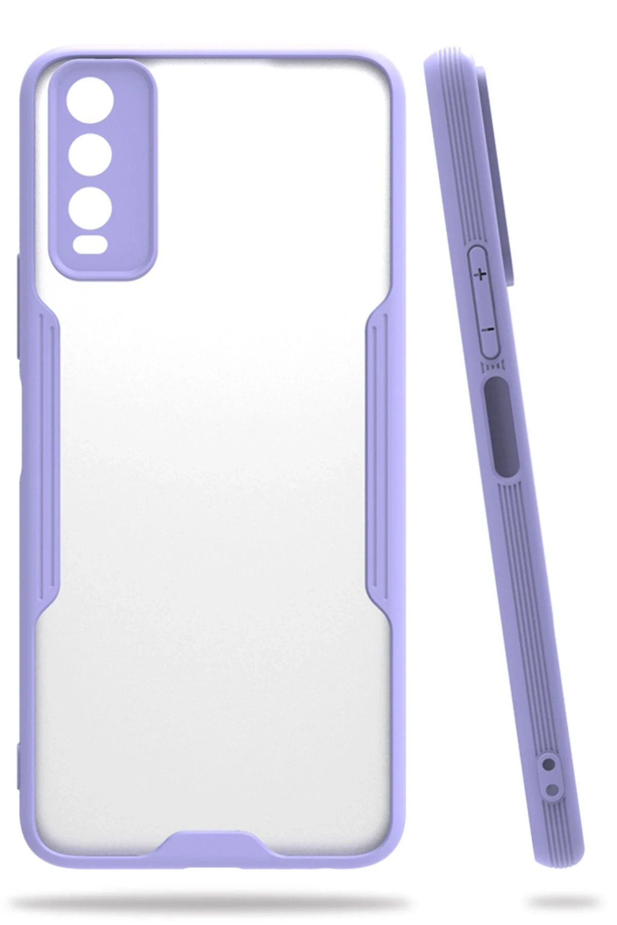 NewFace Vivo Y11S Kılıf Platin Silikon - Lila WLZOR