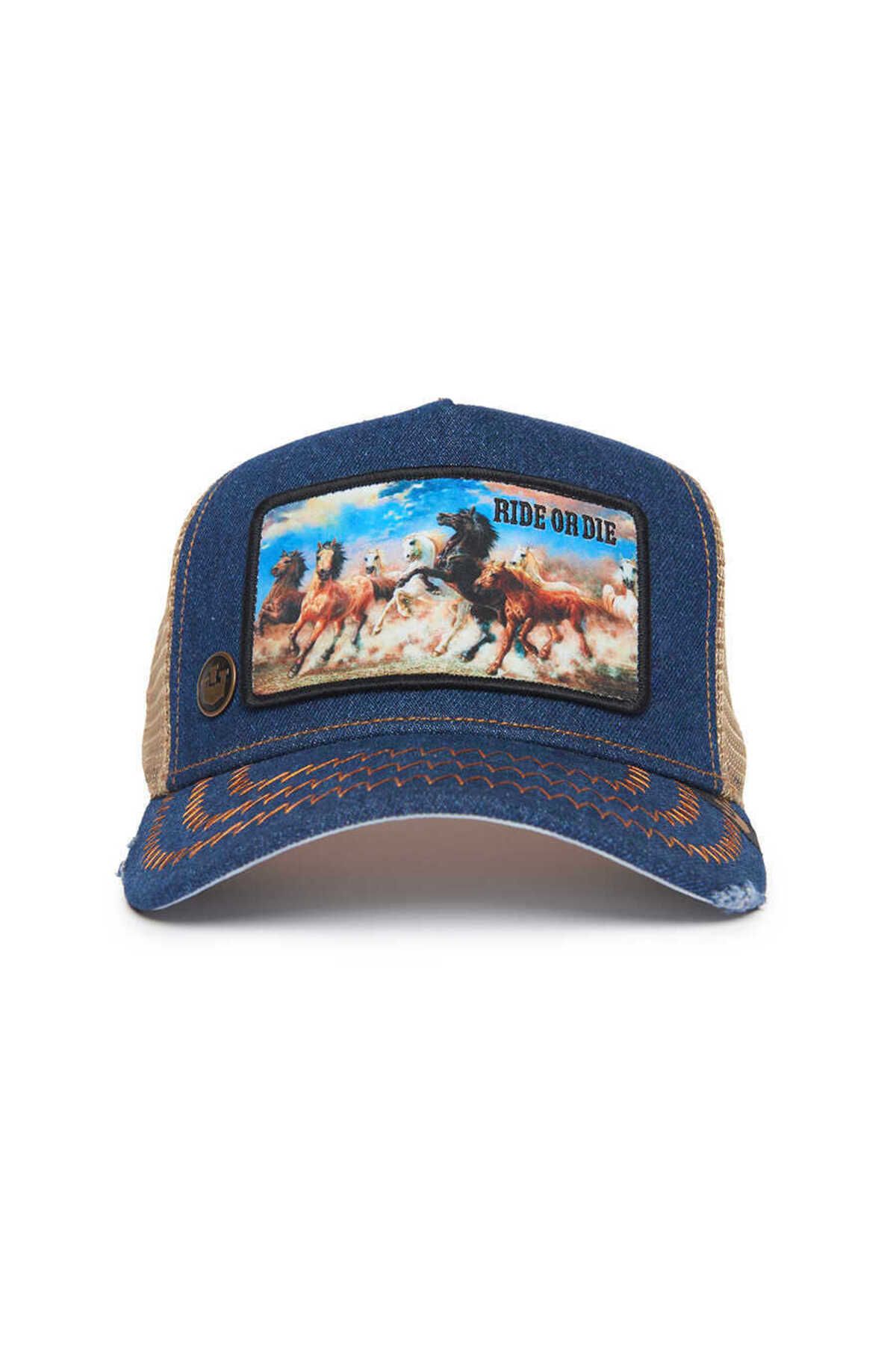 Goorin Bros-Model No 21D302D13 (with Horse Figure) Hat 101-1233 1