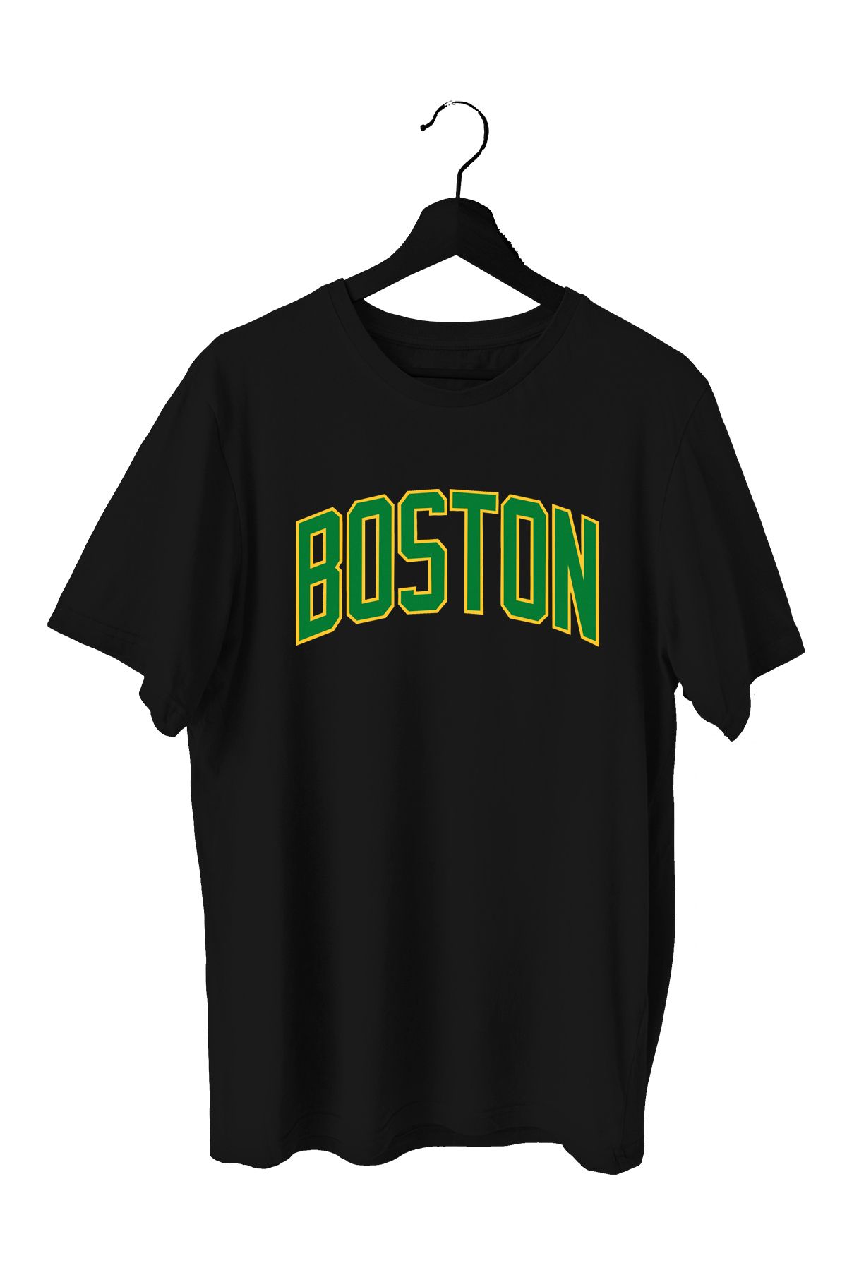 TOP GLORY Boston Baskılı BasketbolT-Shirt Sporcu Tişörtü