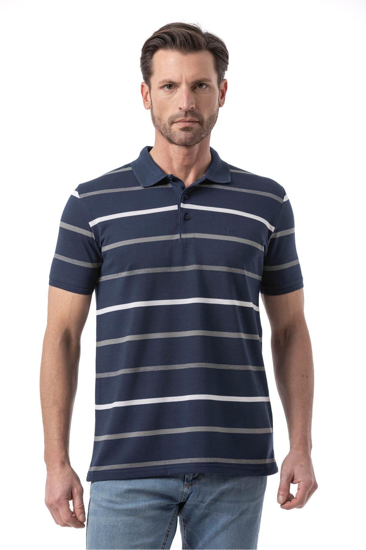 rugatchi Yatay Çizgili Polo T-Shirt