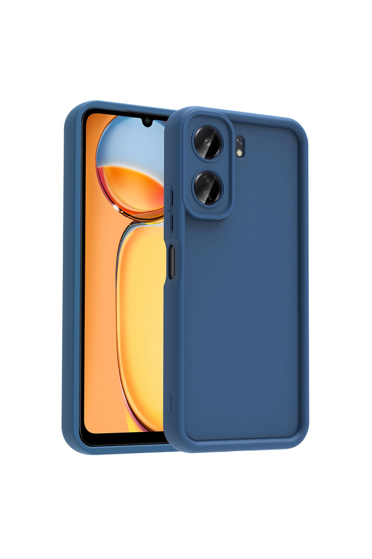 GRABONO Xiaomi Poco C65 Kılıf Kamera Korumalı Yüksek Darbeye Dayanıklı Candy Case Kapak