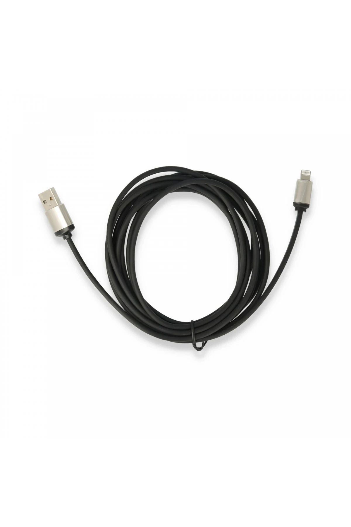 NewFace USB to Lightning 3m Kablo - Siyah GLSTD