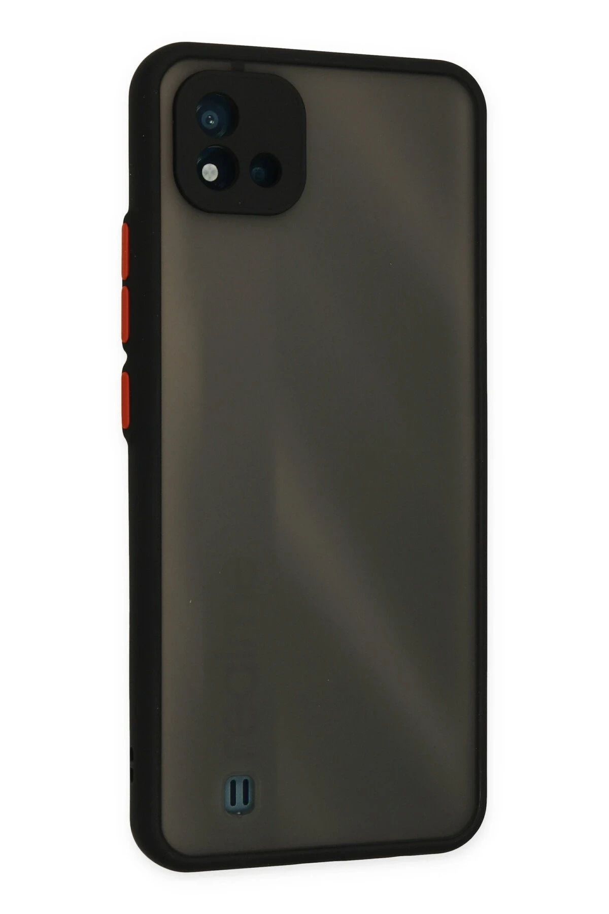 NewFace Realme C11 2021 Kılıf Montreal Silikon Kapak - Siyah GLSTD