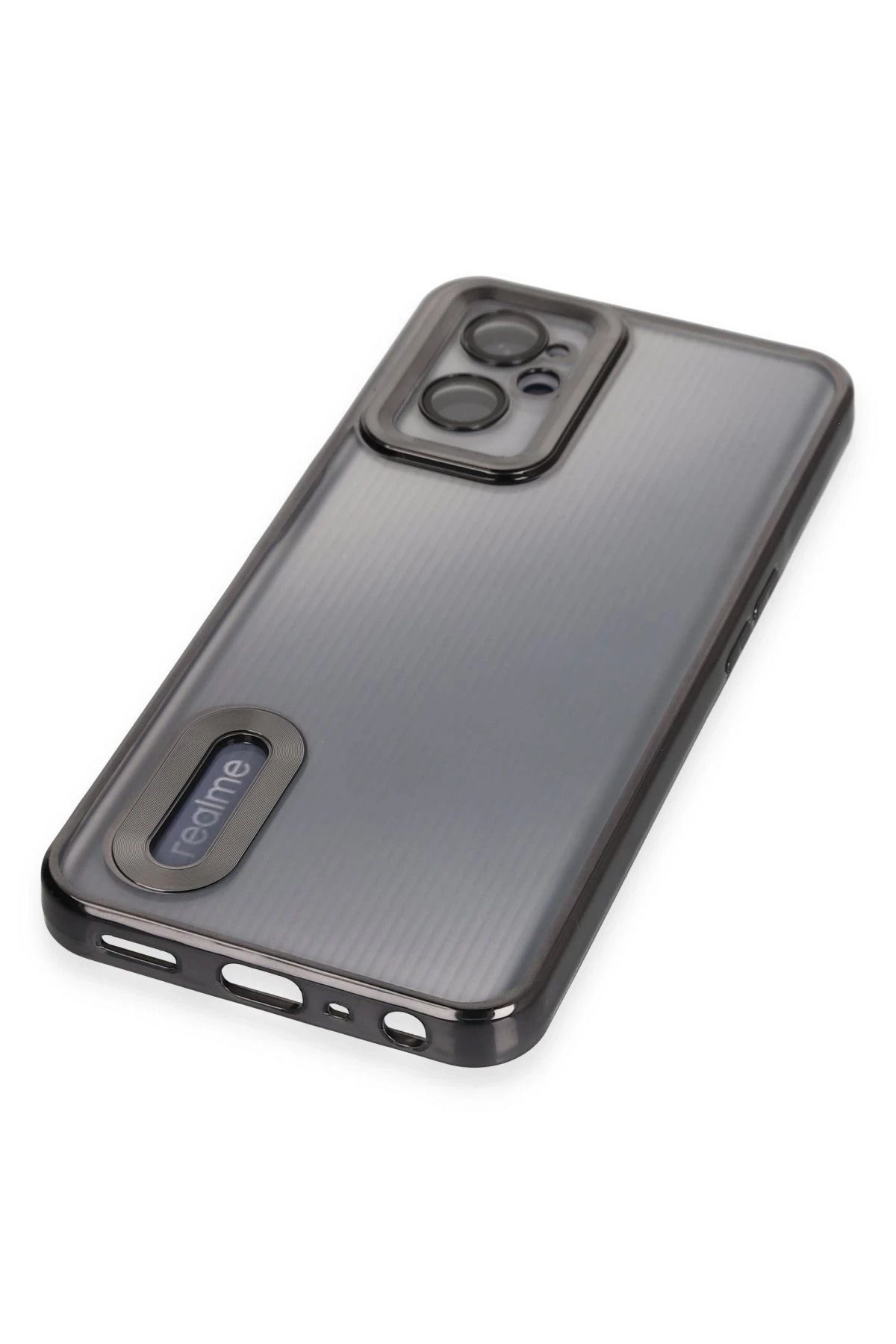 NewFace Realme 9i 4G Kılıf Slot Silikon - Siyah NRMSA