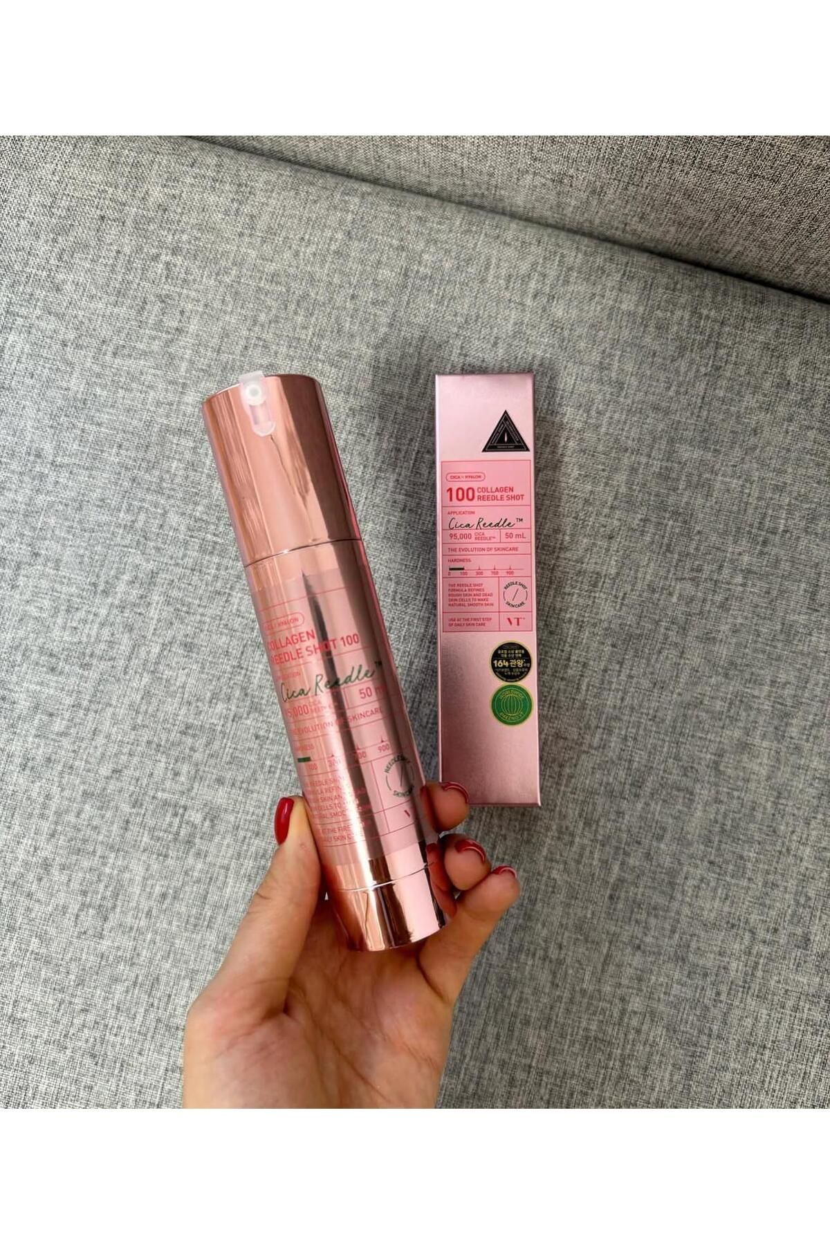 سرم پوست کلاژن ریدل 100 میکرو ساختار یافته 50ML پرواز VT COSMETICS