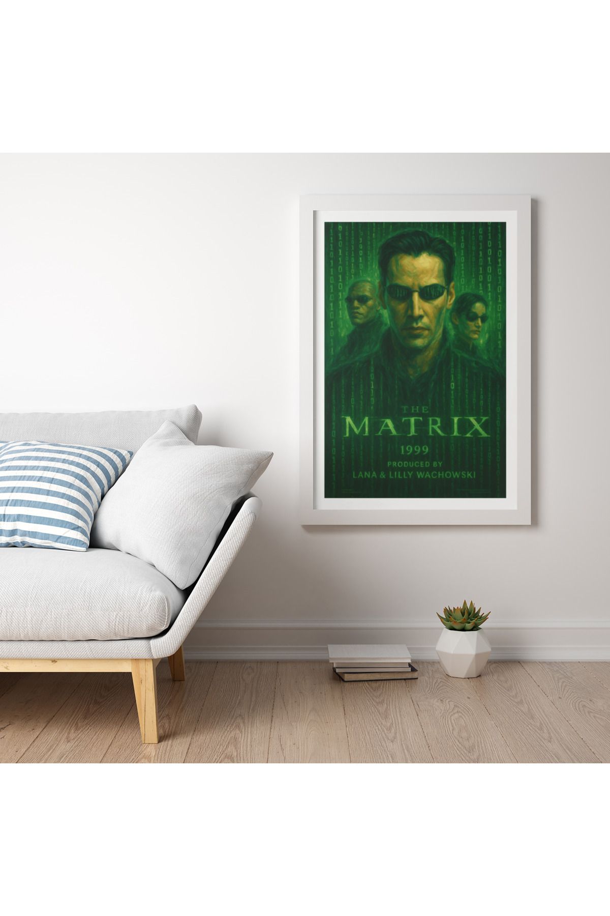 Norddesign Çerçeveli Poster Tablo Duvar Dekorasyonu - Kült Filmler Serisi - Matrix