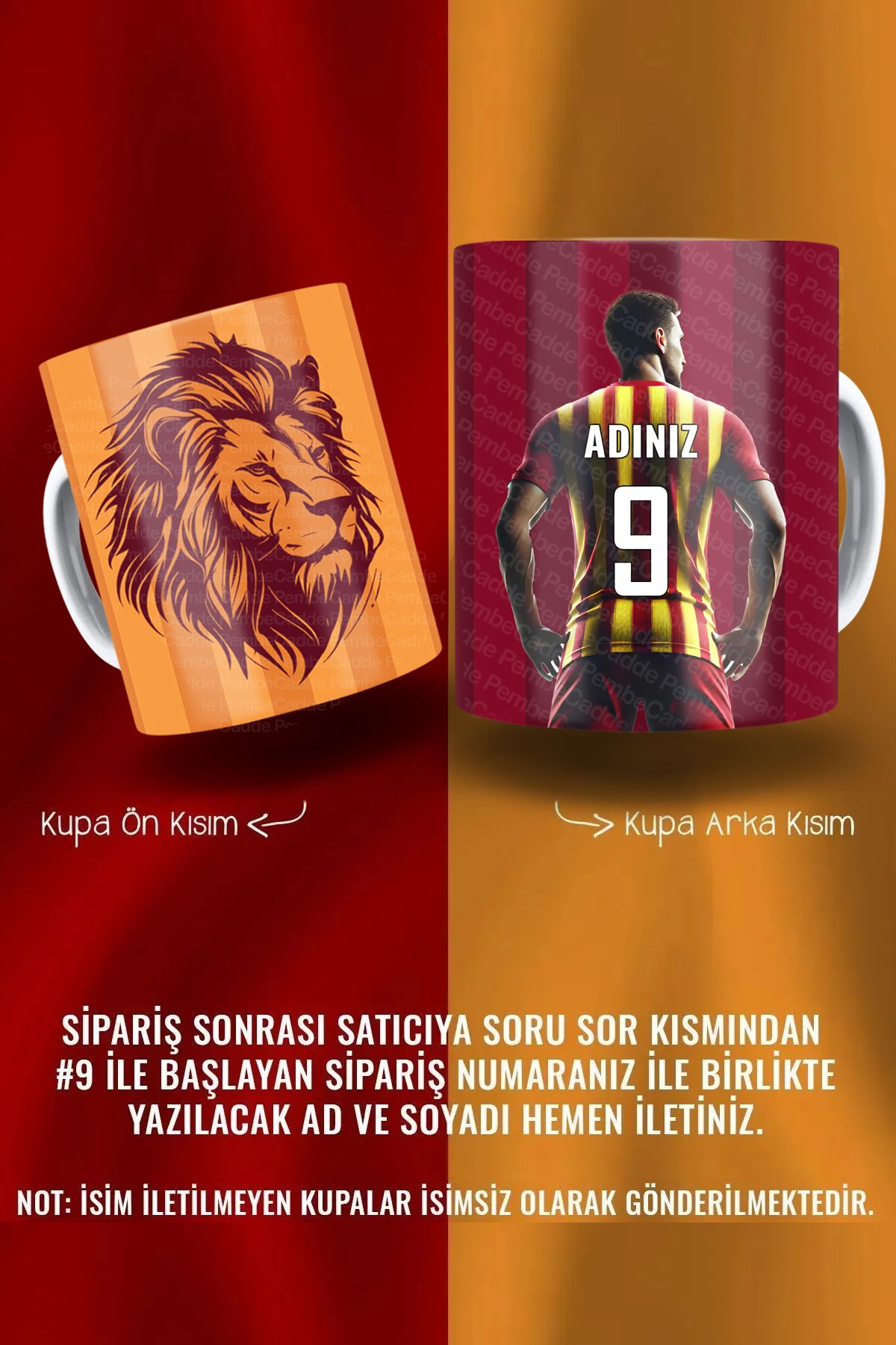 BİBANAPROMOSYON Kişiye Özel Tek Adam Kupa Bardak - Hediye Fikirlerinize İlham Verin!