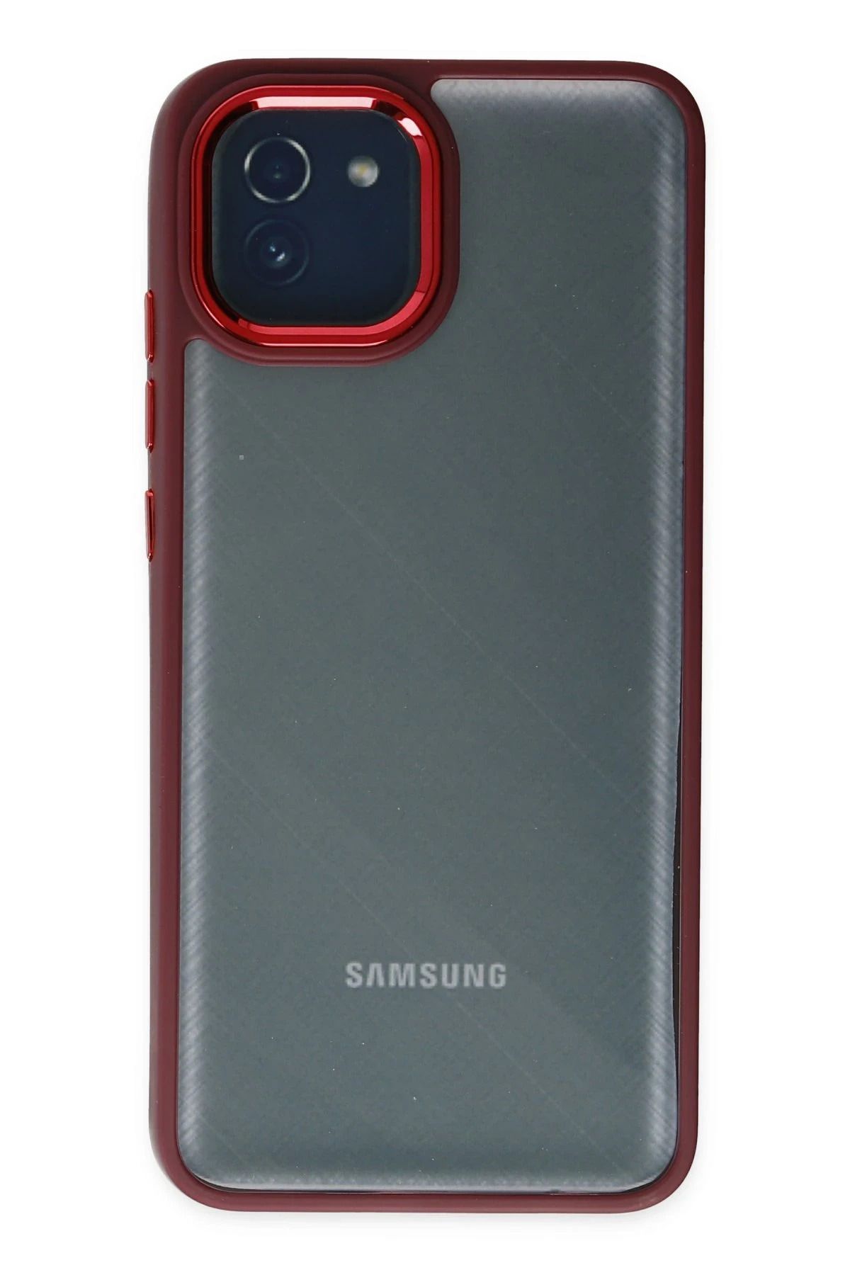 NewFace Samsung Galaxy A03 Kılıf Dora Kapak - Kırmızı SVLRS