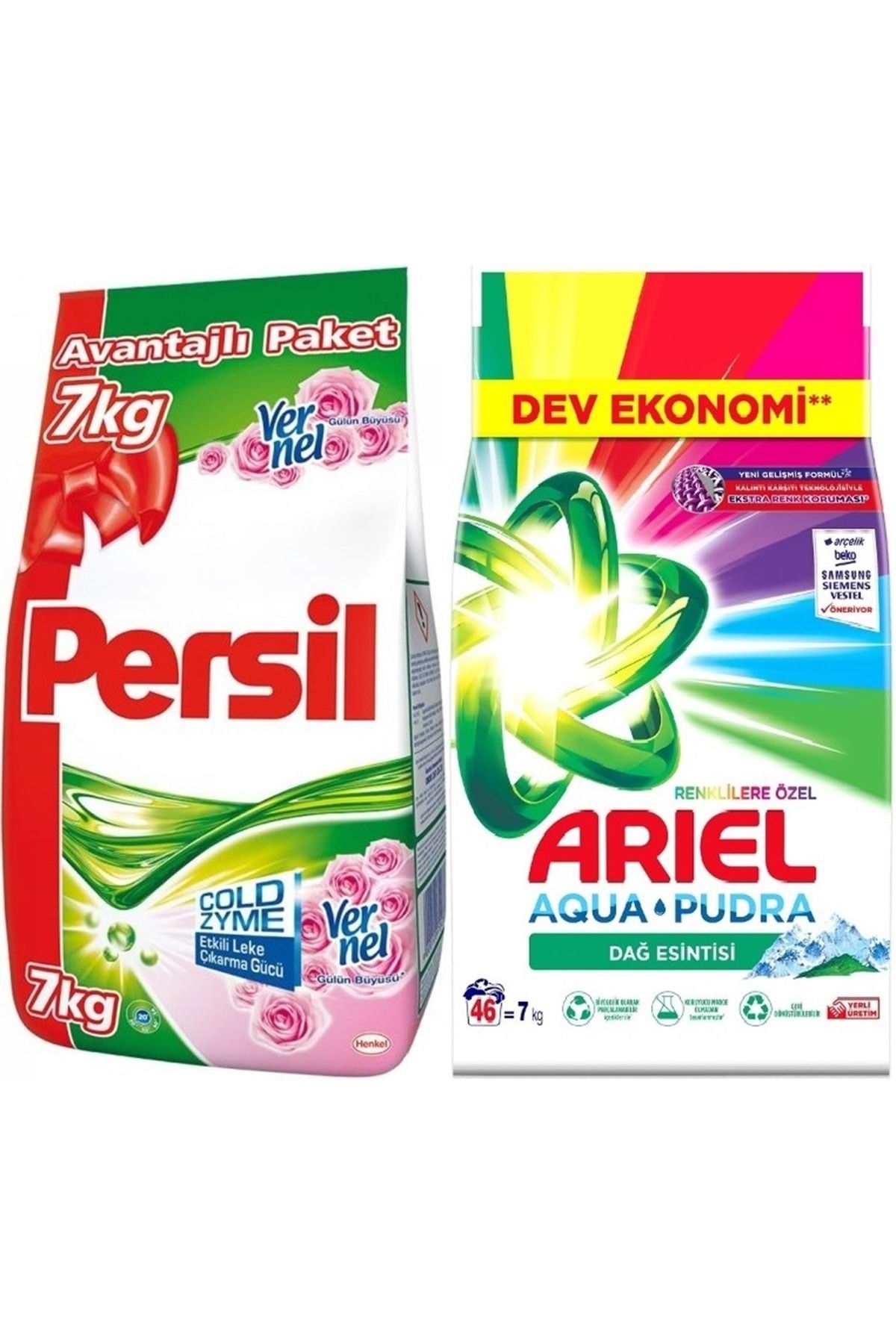 Persil Matik Toz Çamaşır Deterjanı 7kg Gülün Büyüsü (46 YIKAMA) 7kg Renklilere Özel / Dağ Esintisi